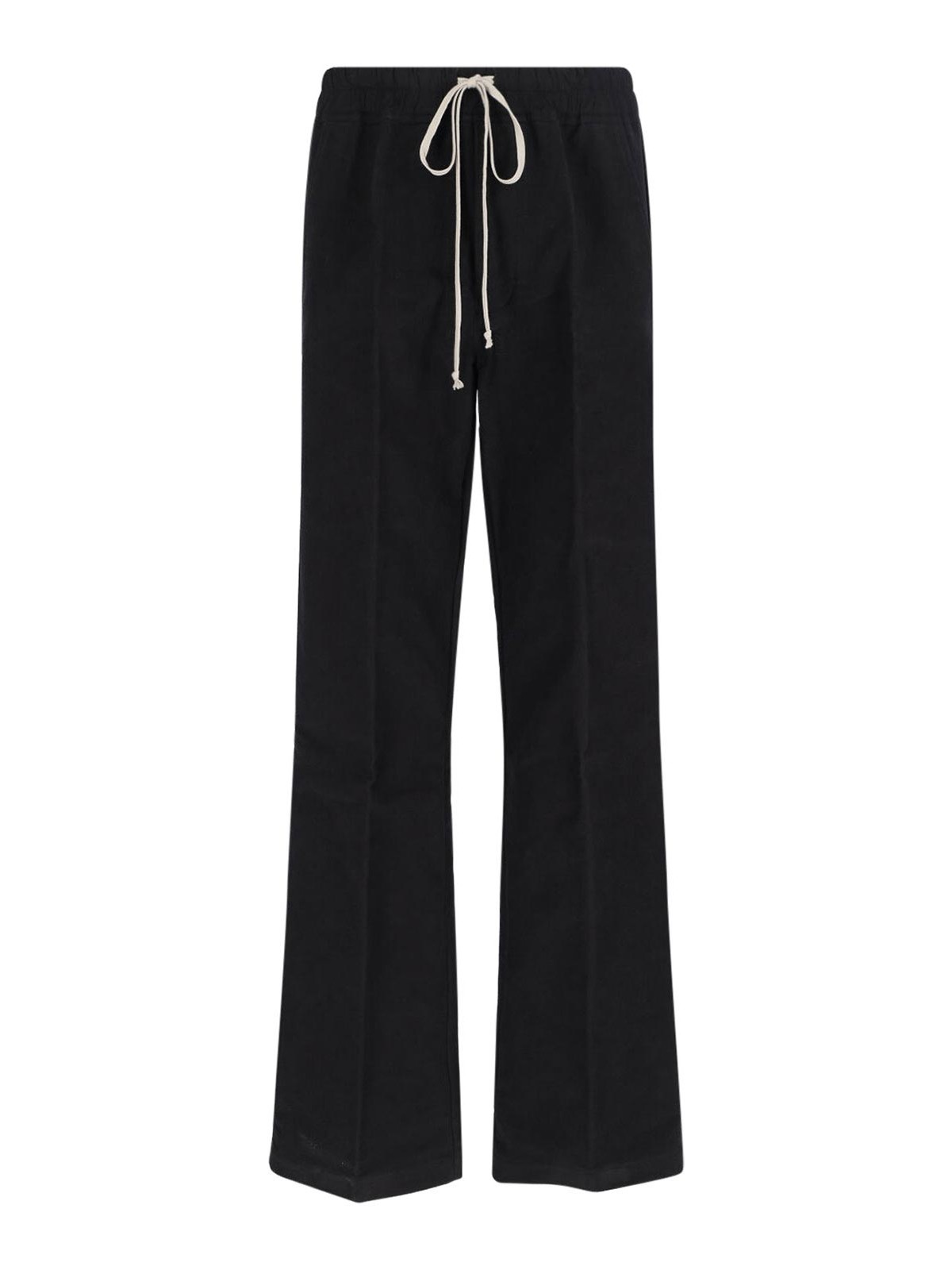 Rick Owens Straight Trousers In Black