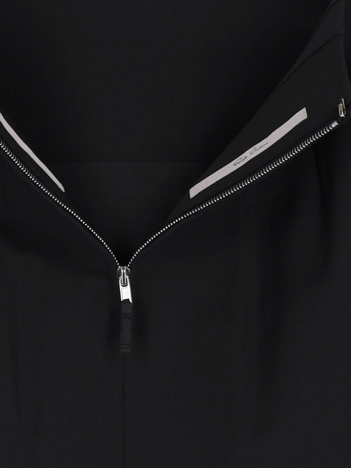 Rick Owens Midi High-waisted Skirt Knee Length In Black