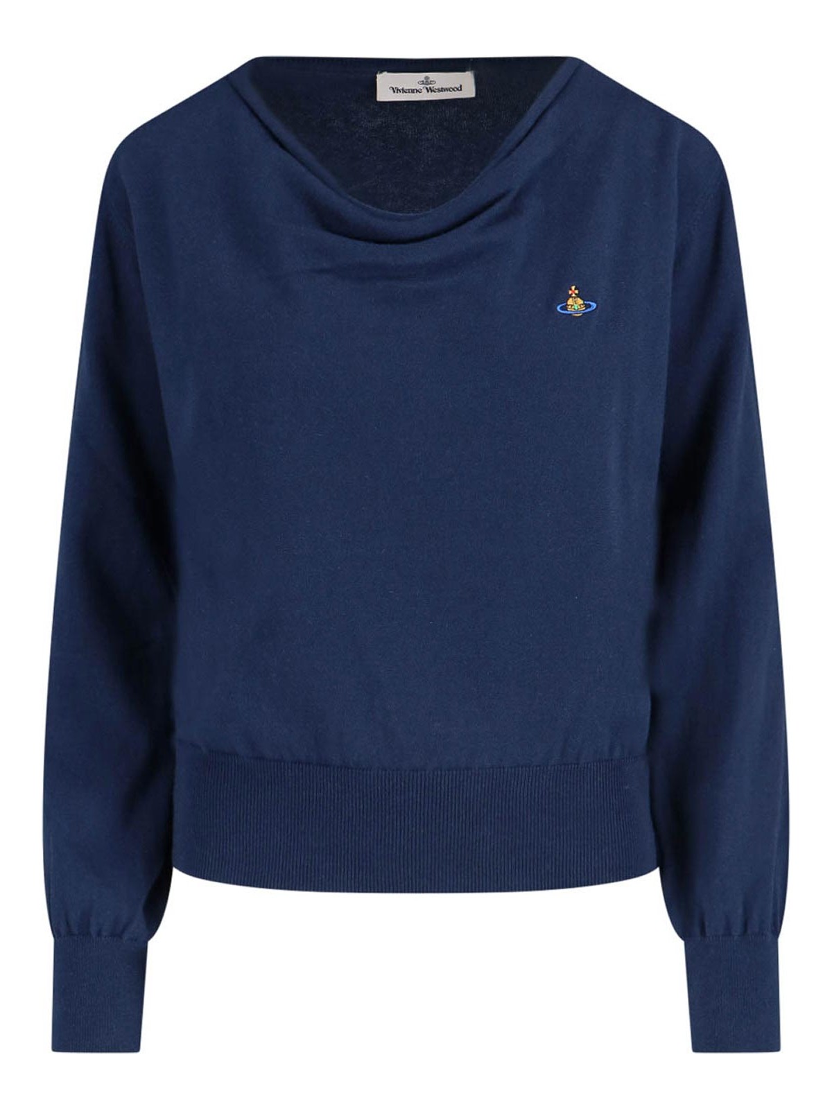 Vivienne Westwood Cotton And Cashmere Shirt In Blue
