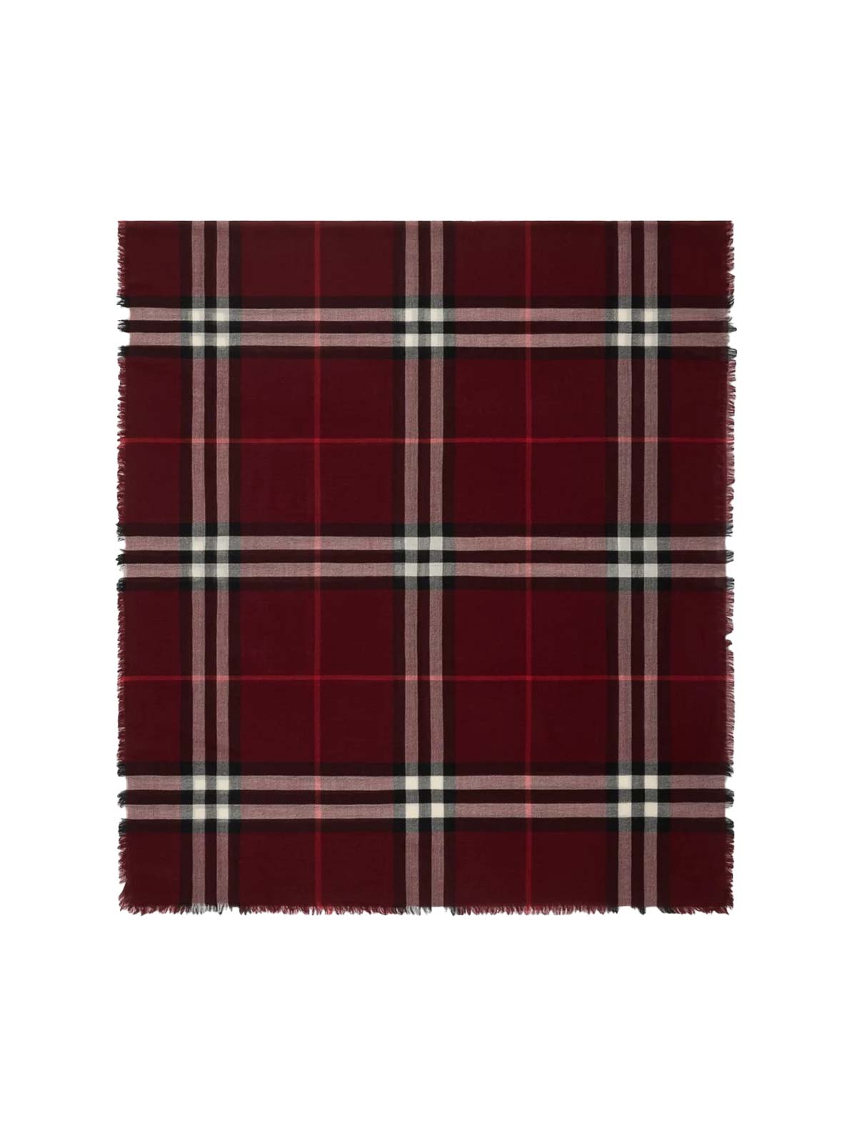 Burberry Wool Scarf In Red