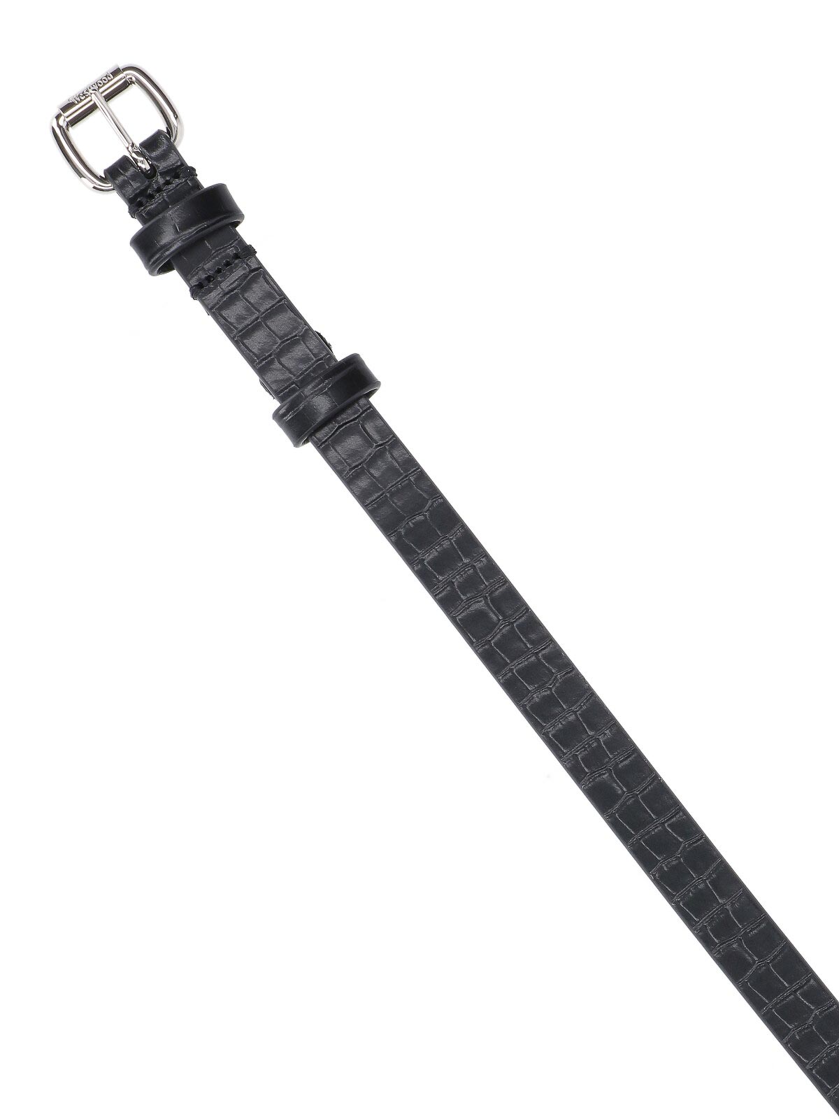 Vivienne Westwood Thin Belt In Black
