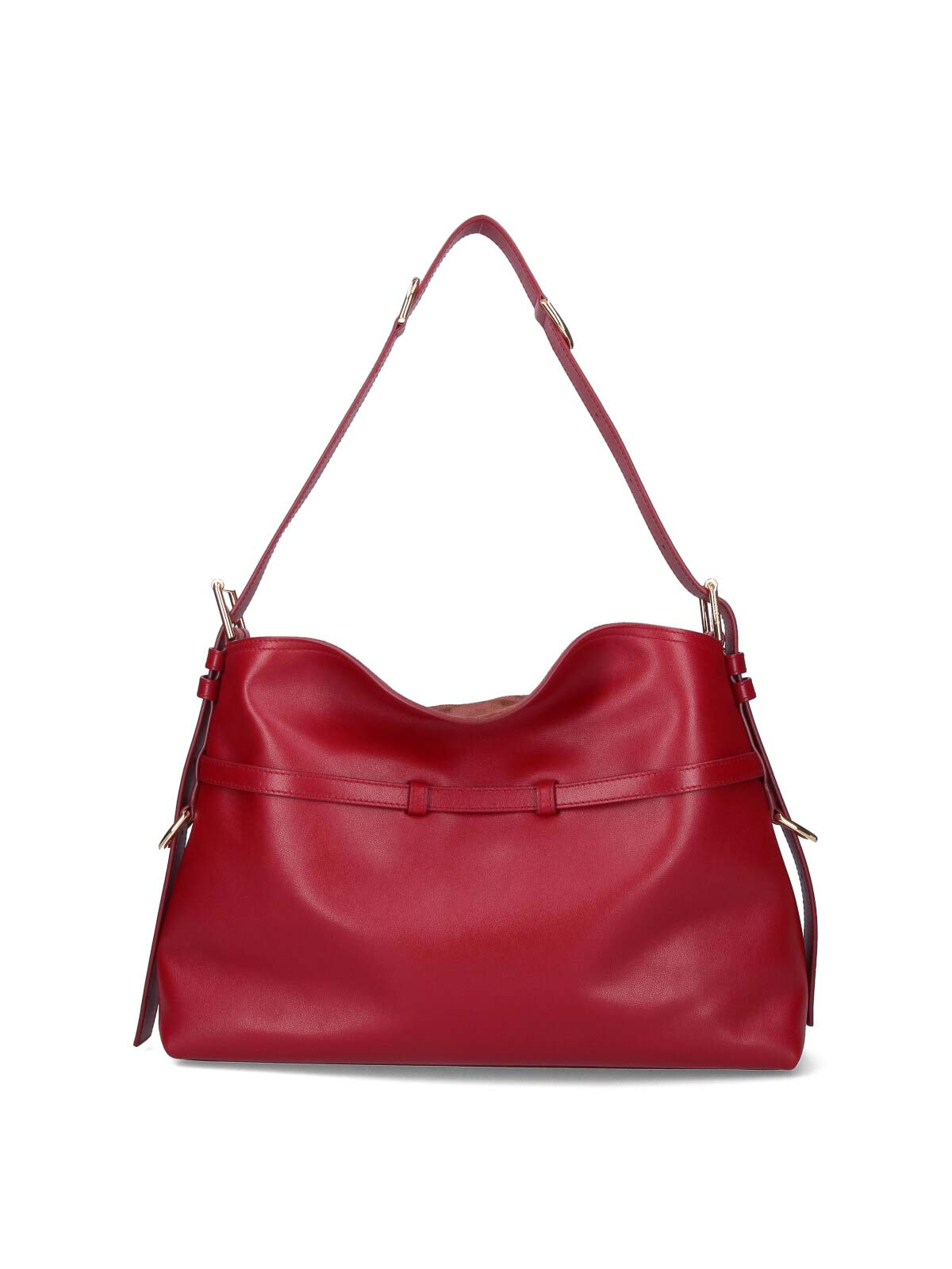 Givenchy Medium Voyou Calf Leather Shoulder Bag In Burgundy