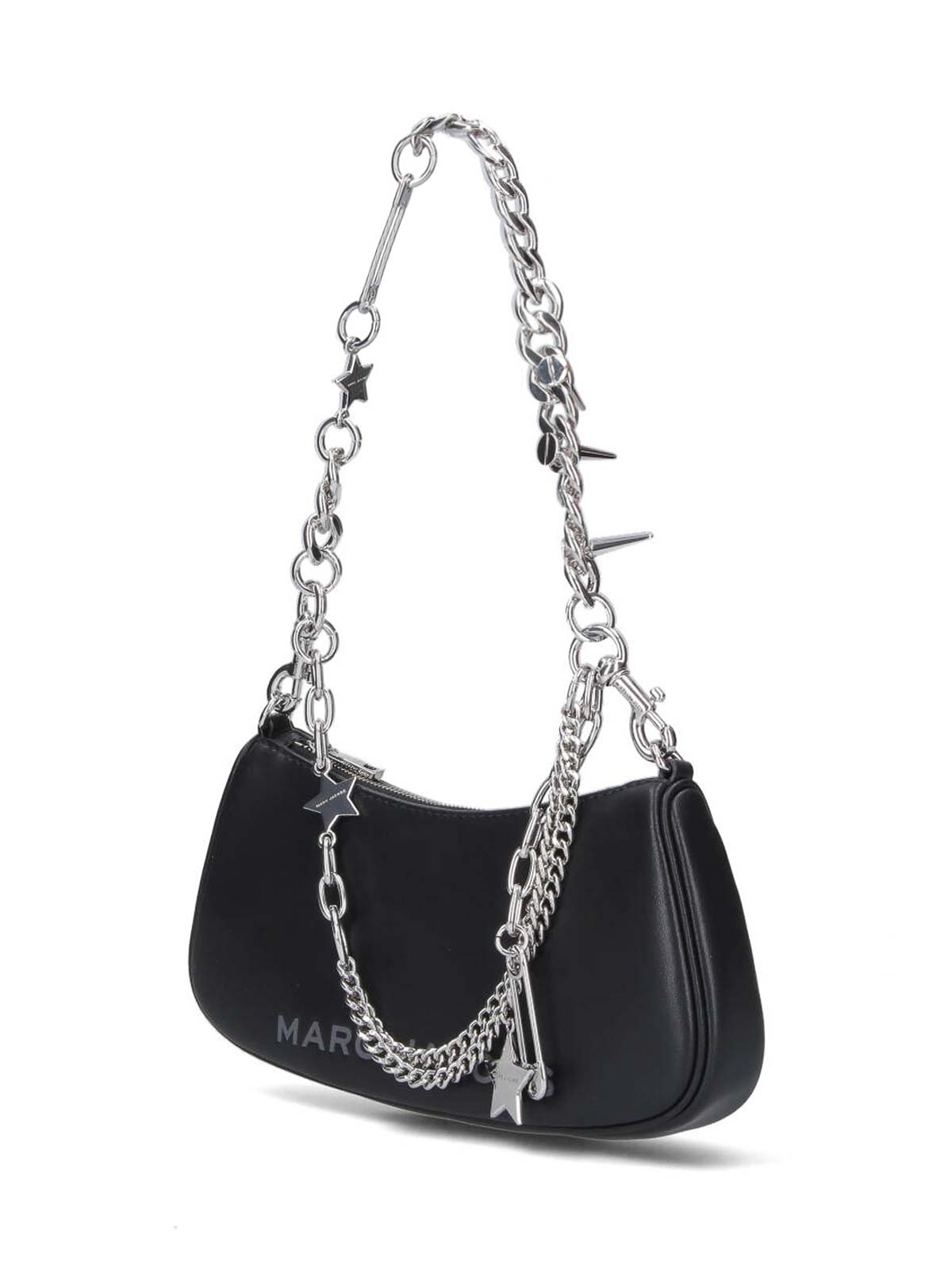 Marc Jacobs Chain Strap Metal Hardware Shoulder Bag In Black