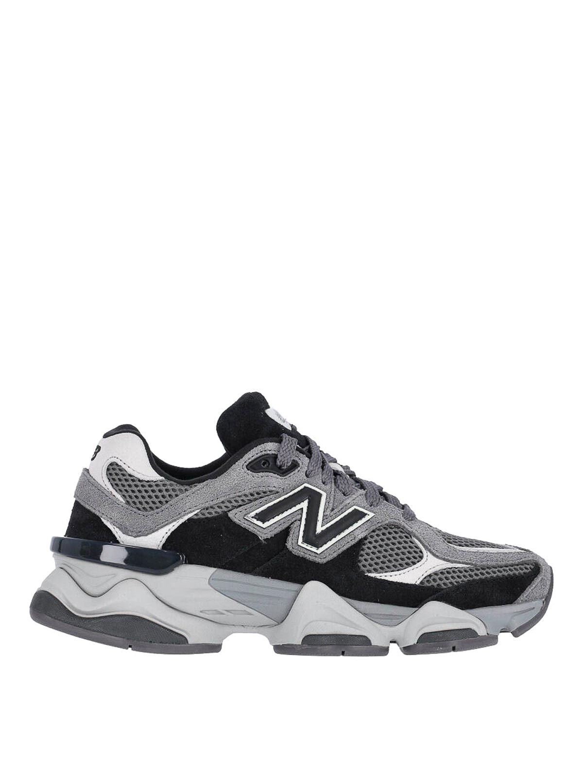 New Balance Low Top Sneakers With Mesh Upper And Rubber Sole In Black