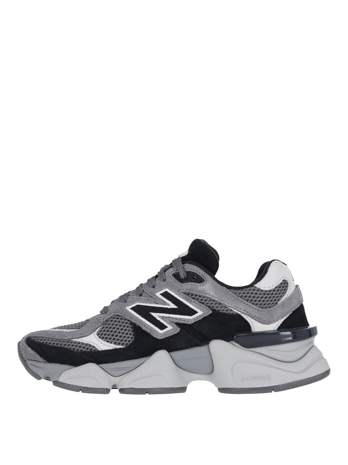 New Balance Low Top Sneakers With Mesh Upper And Rubber Sole In Black
