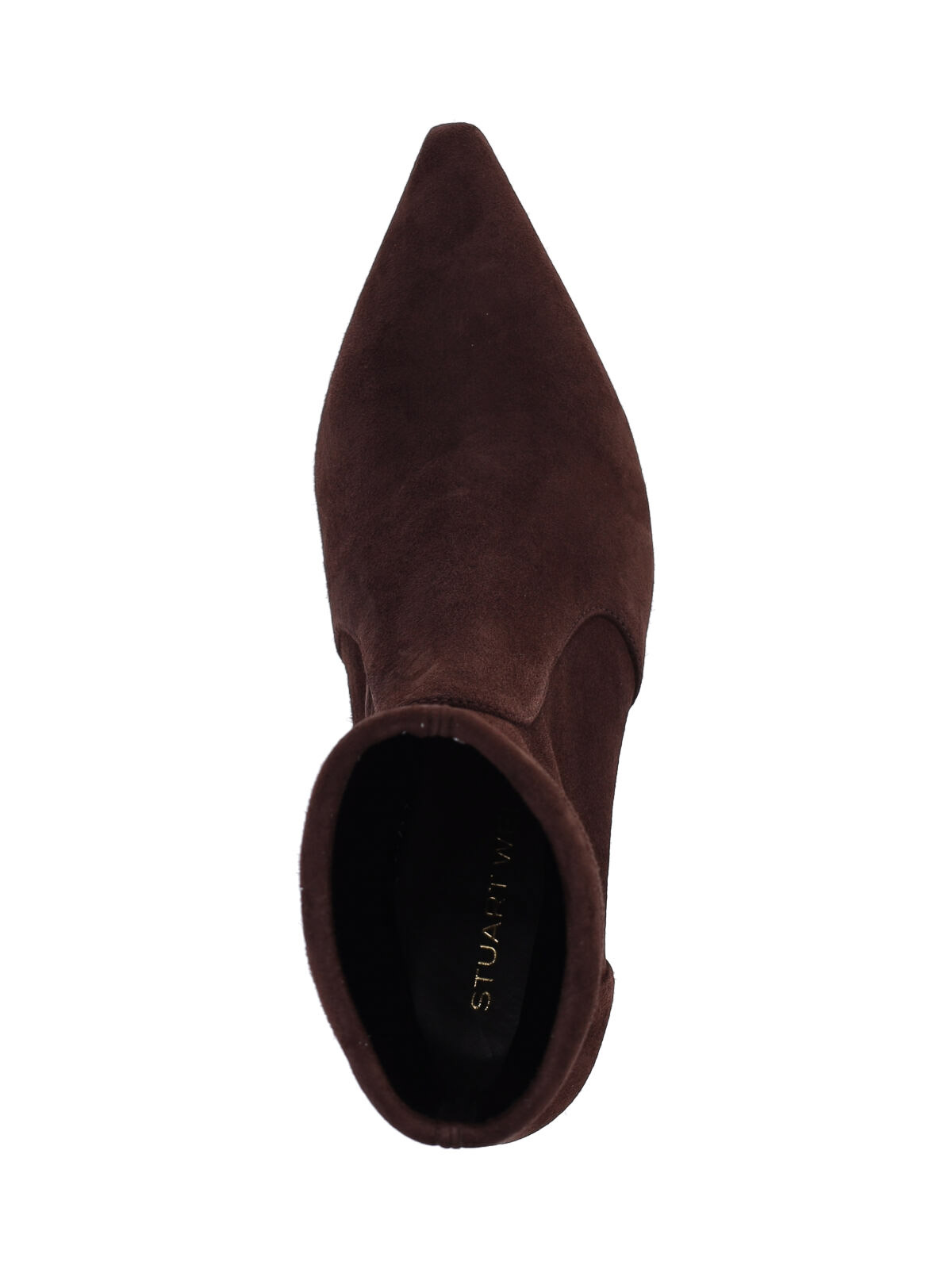 Stuart Weitzman Pointed Toe Kitten Heel Ankle Boots In Animal Print