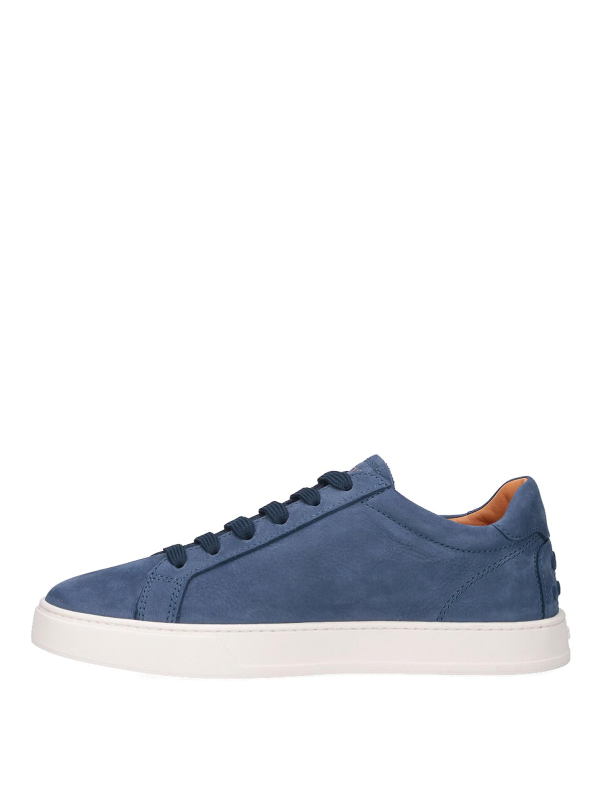 Tod's Sneakers In Nabuk Di Vitello In Blue