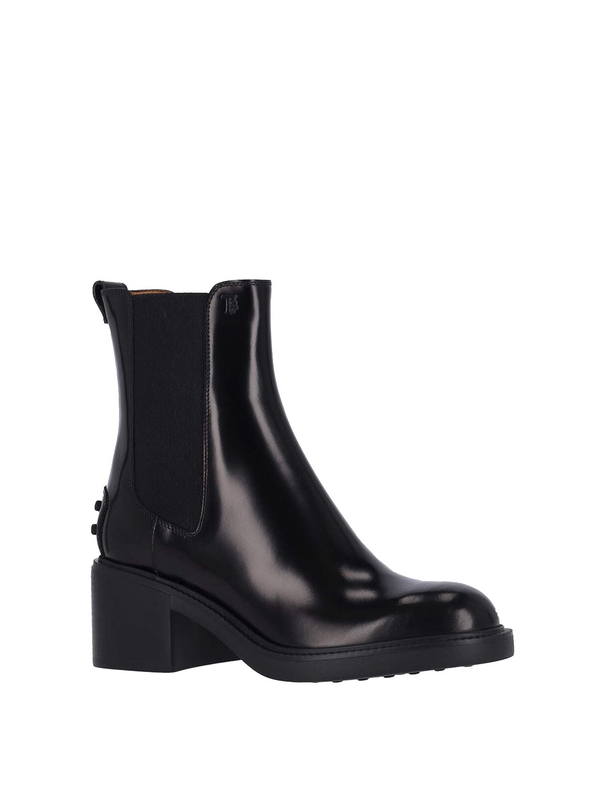 Tod's Janeiro Gomma Leather Chelsea Boots In Animal Print