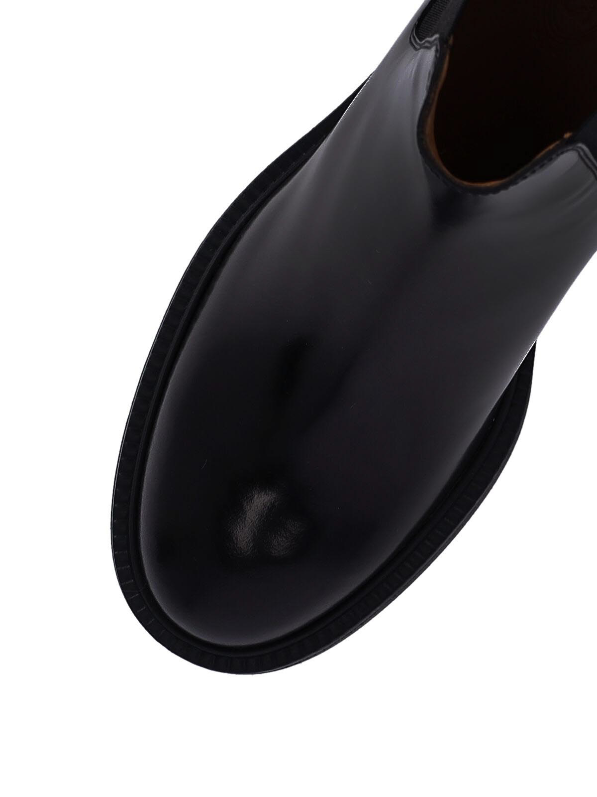 Tod's Janeiro Gomma Leather Chelsea Boots In Animal Print