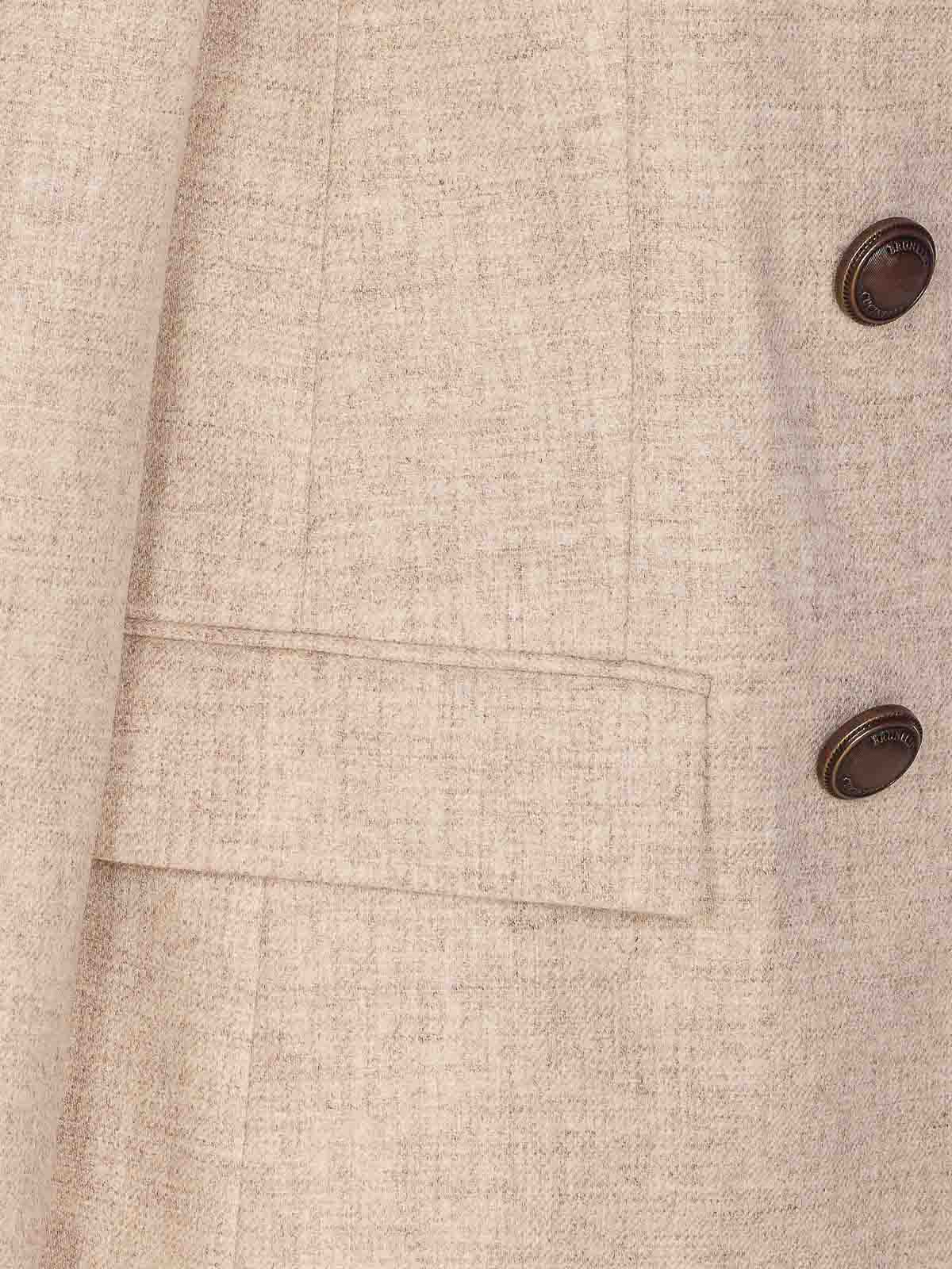 Brunello Cucinelli Double Breasted Jacket In Pink