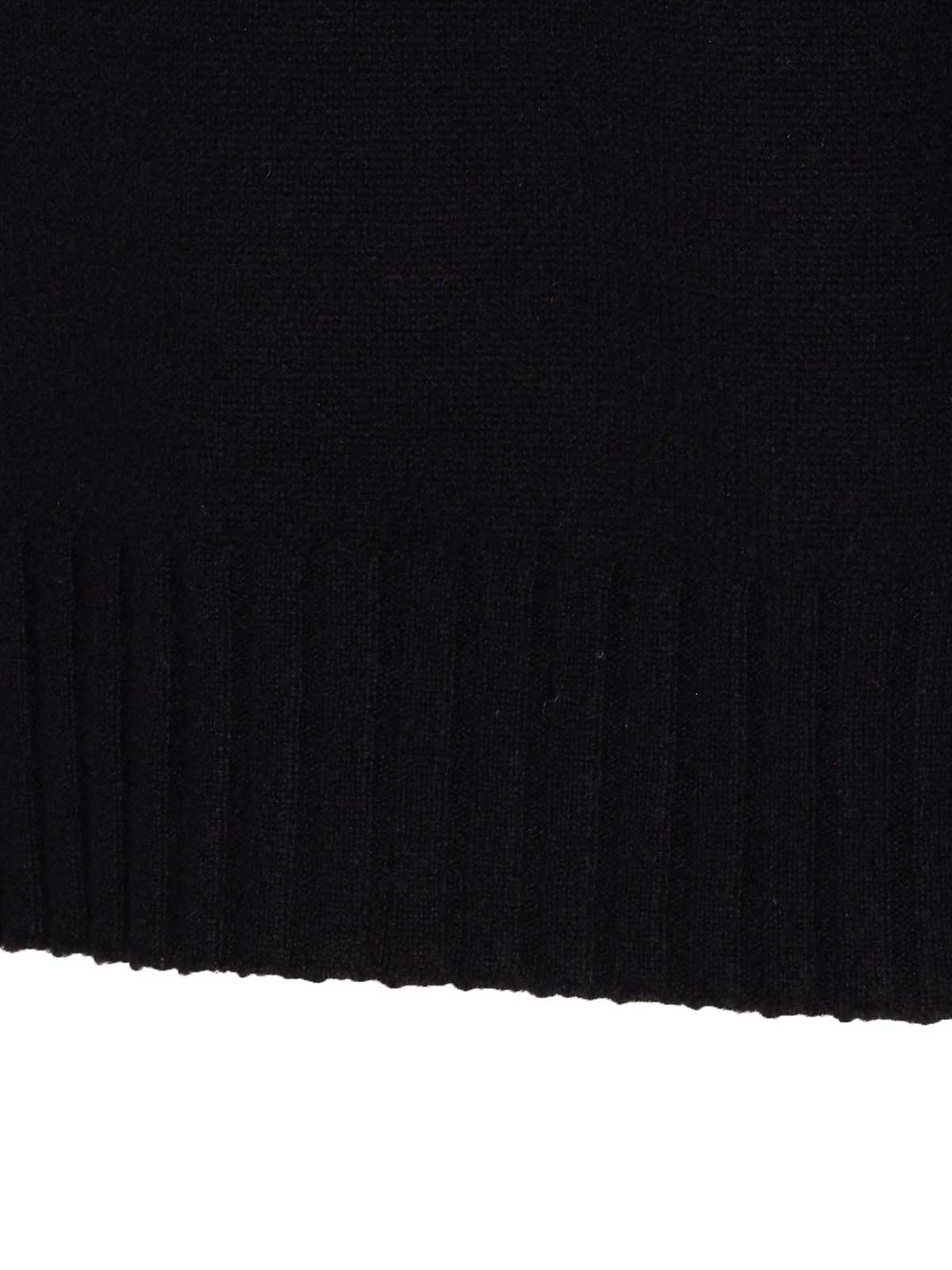 Guest In Residence Shrunken Crewneck Sweater In Cashmere In Black