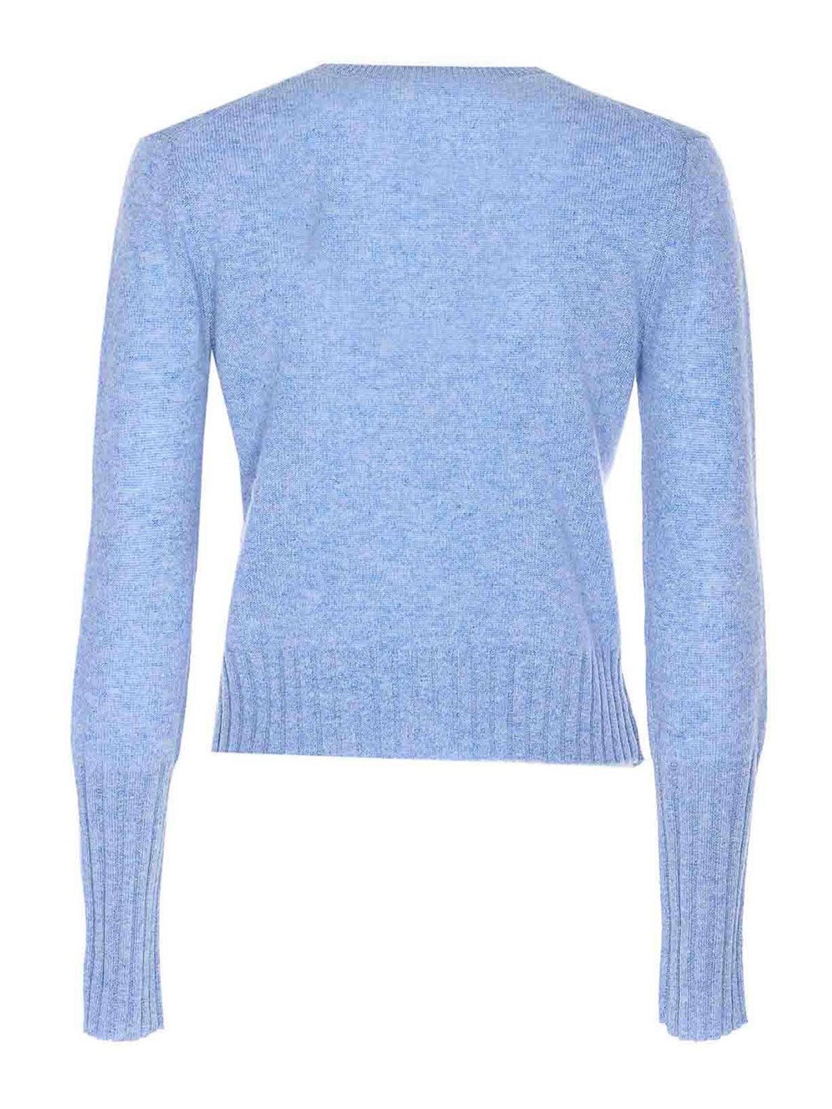 Guest In Residence Blue Cashmere Knitwear In Blue