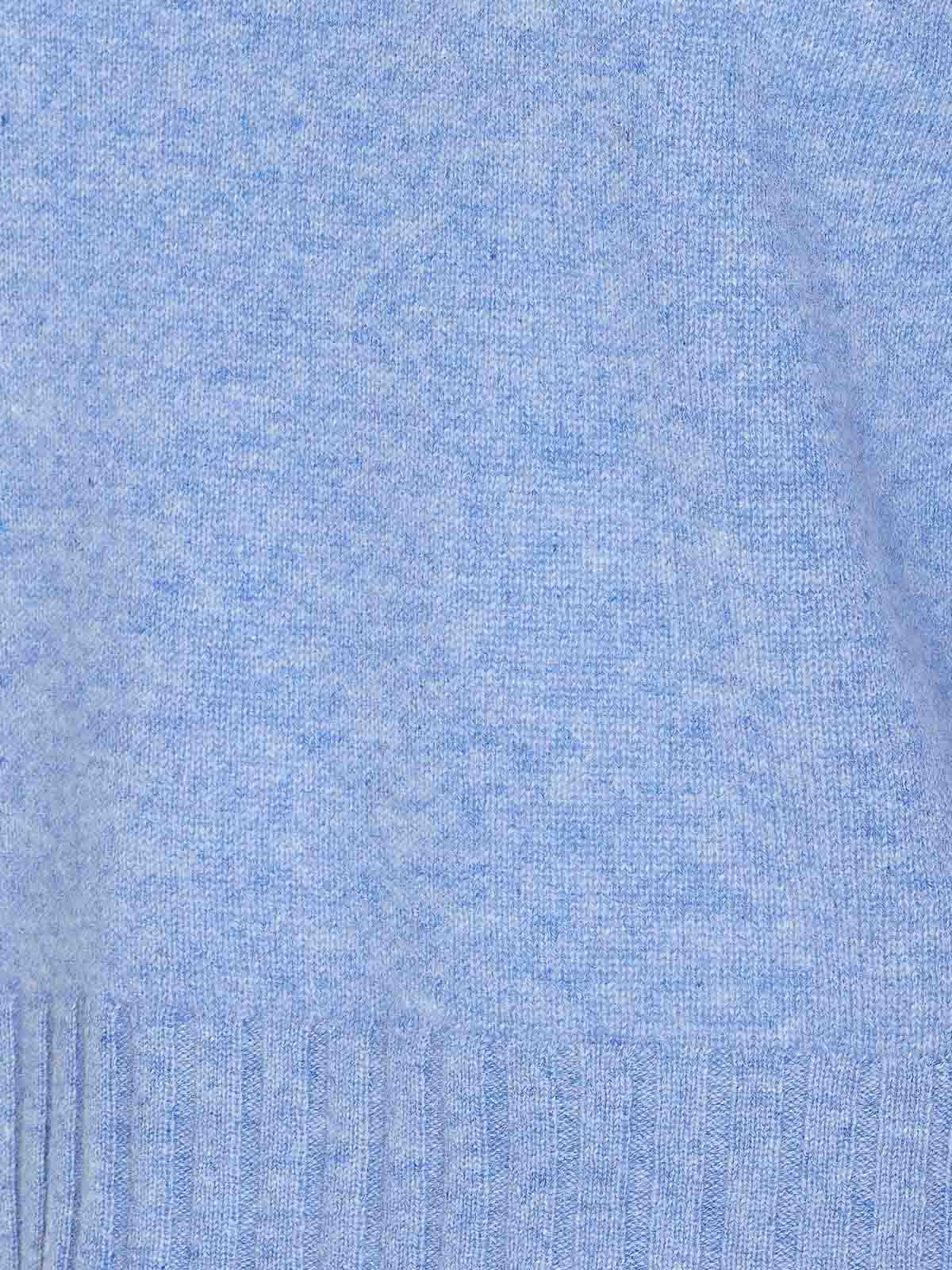 Guest In Residence Blue Cashmere Knitwear In Blue