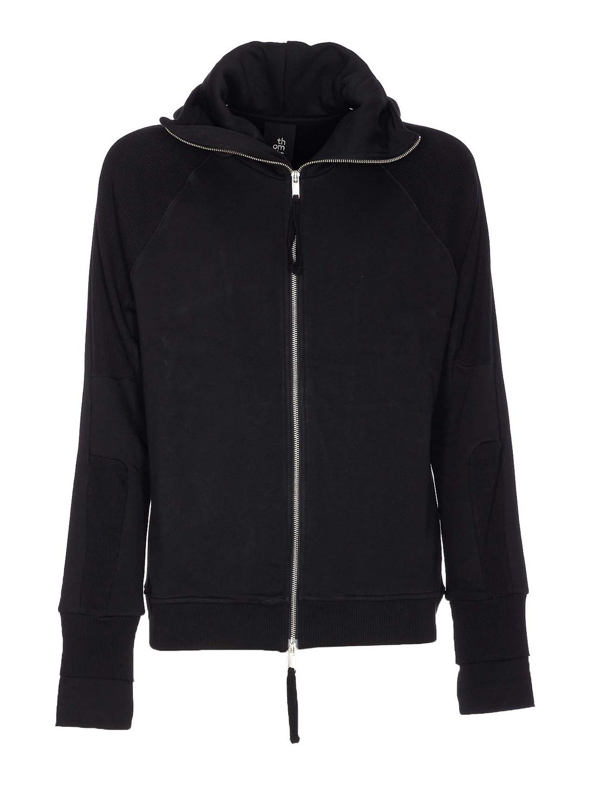 Thom Krom Black Jacket With Zip Closure In Black