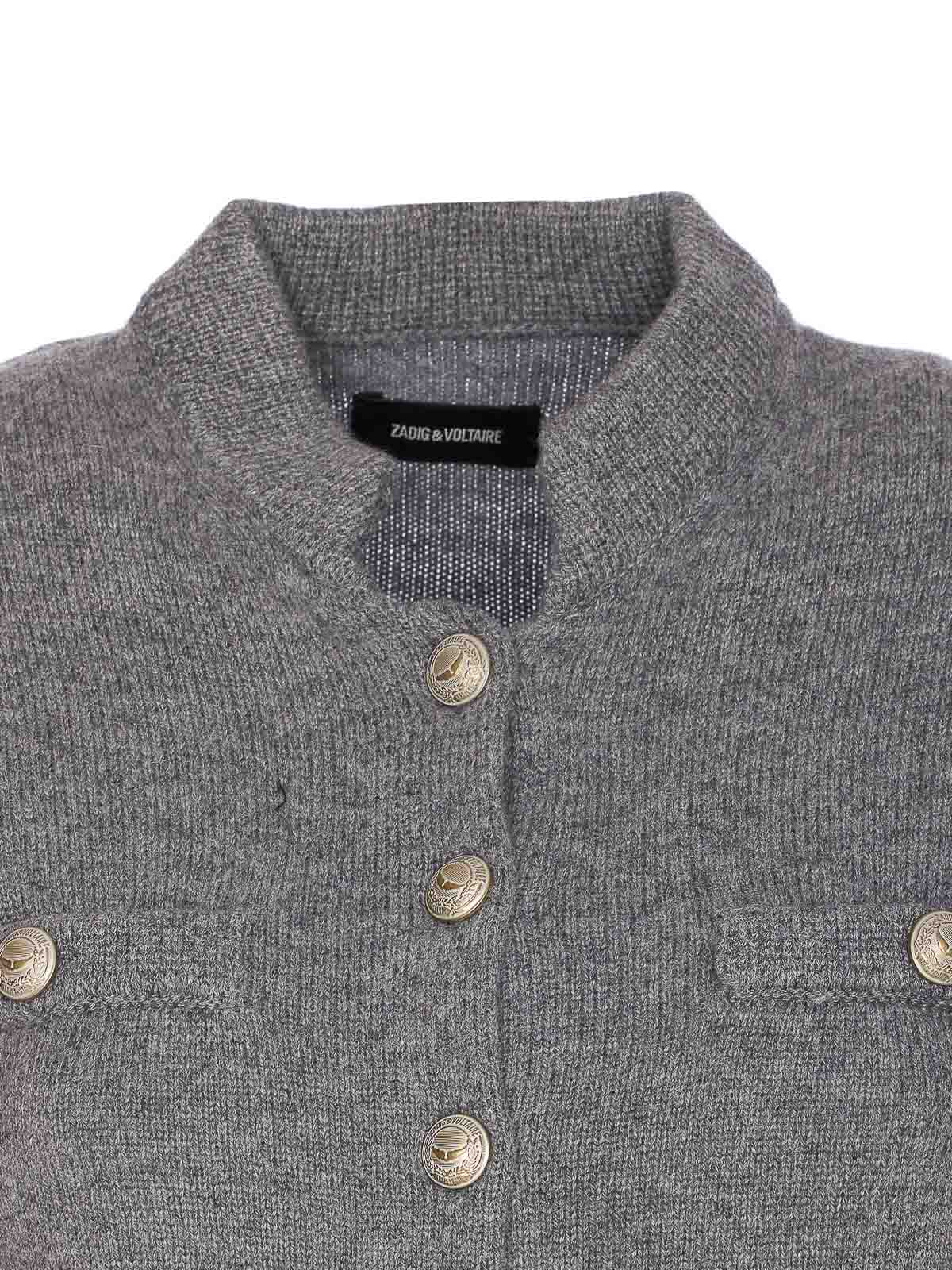 Zadig & Voltaire Zadig&voltaire Sweaters In Gray
