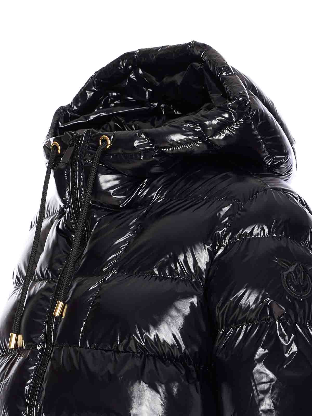 Pinko Eleodoro Down Jacket In Black