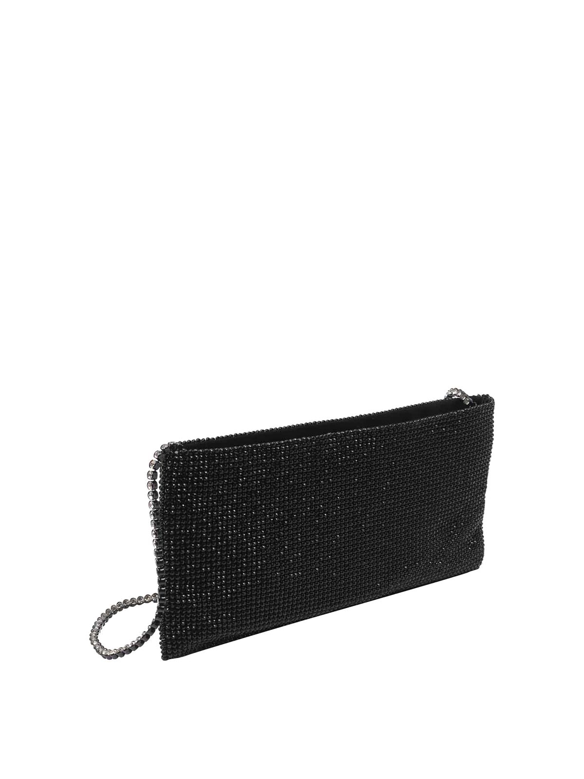 Benedetta Bruzziches Your Best Friend La Petite Pochette Bag In Black