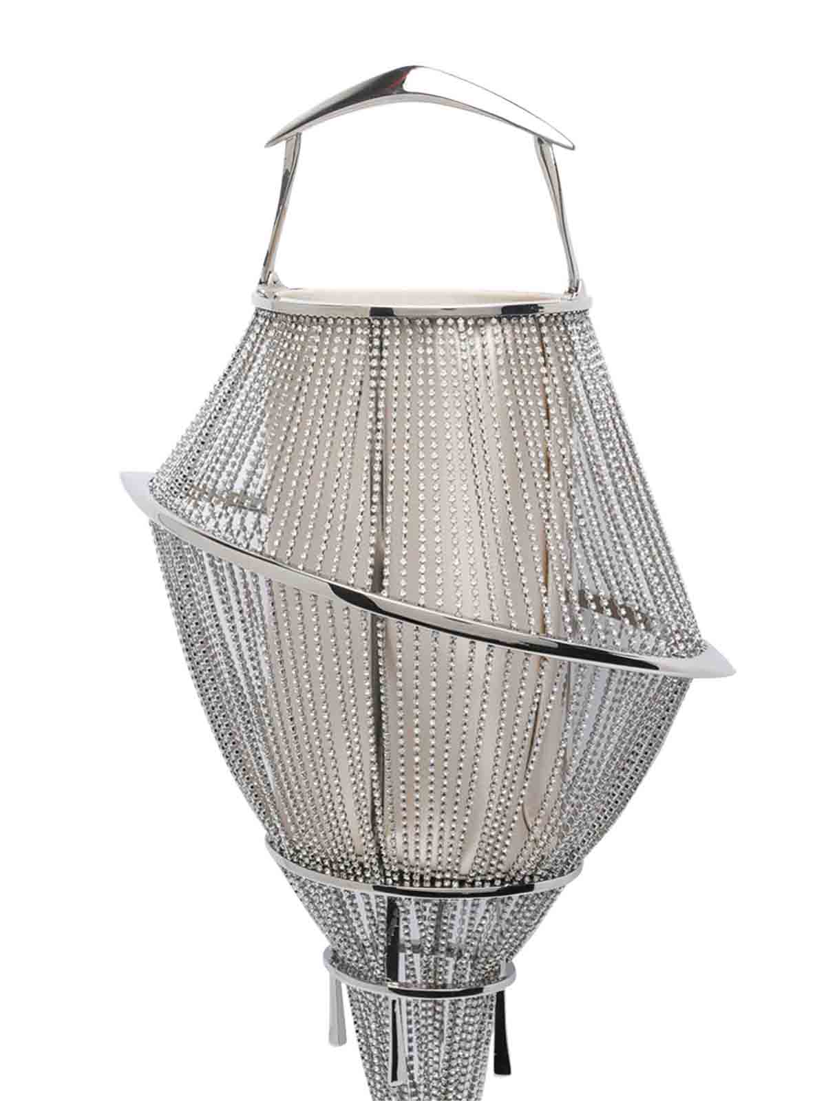 Benedetta Bruzziches Silver Lumiere An Italian Afternoon Handbag In Silver