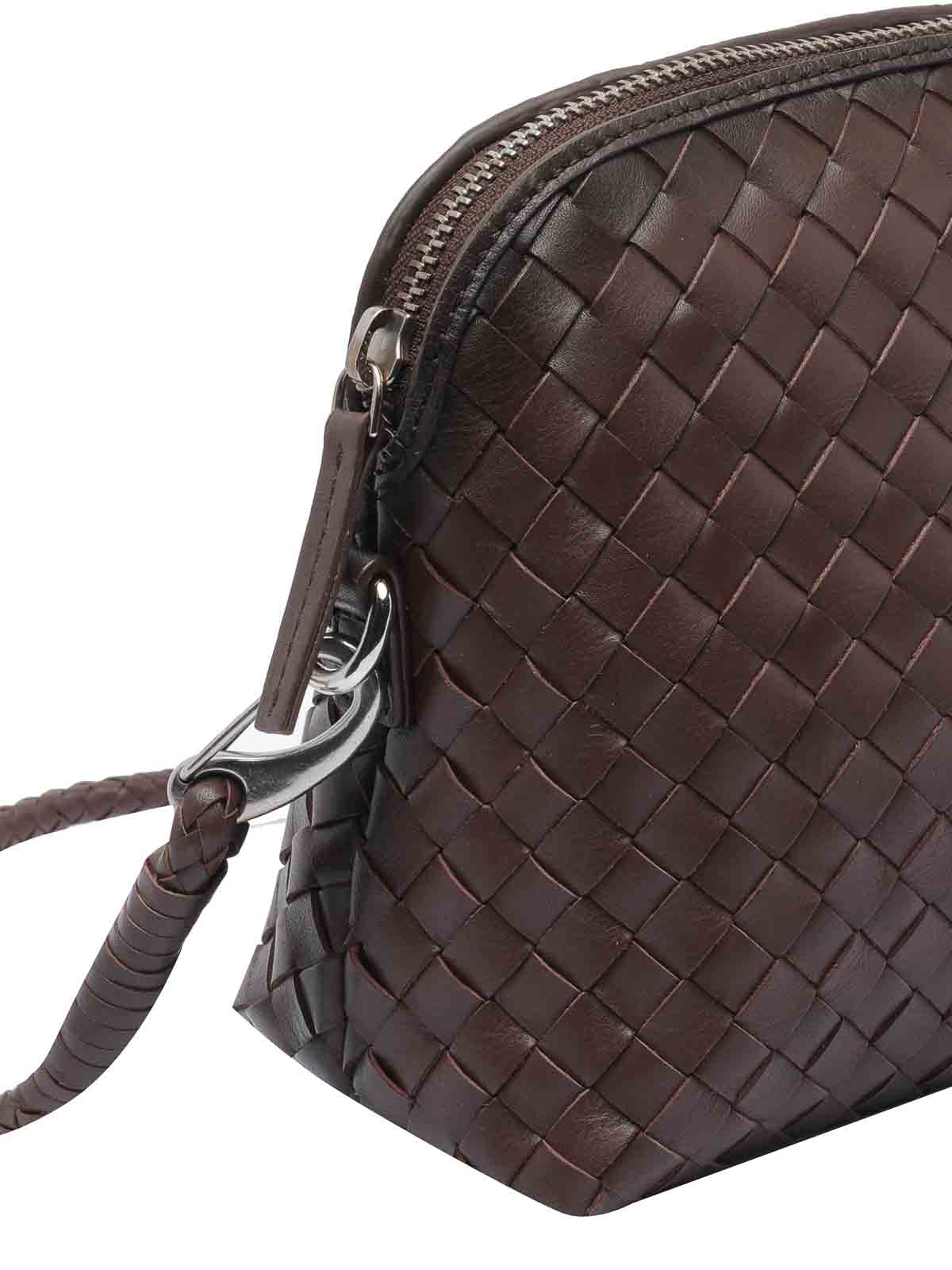 Dragon Diffusion Dark Brown Chunky Fellini Pochette In Brown