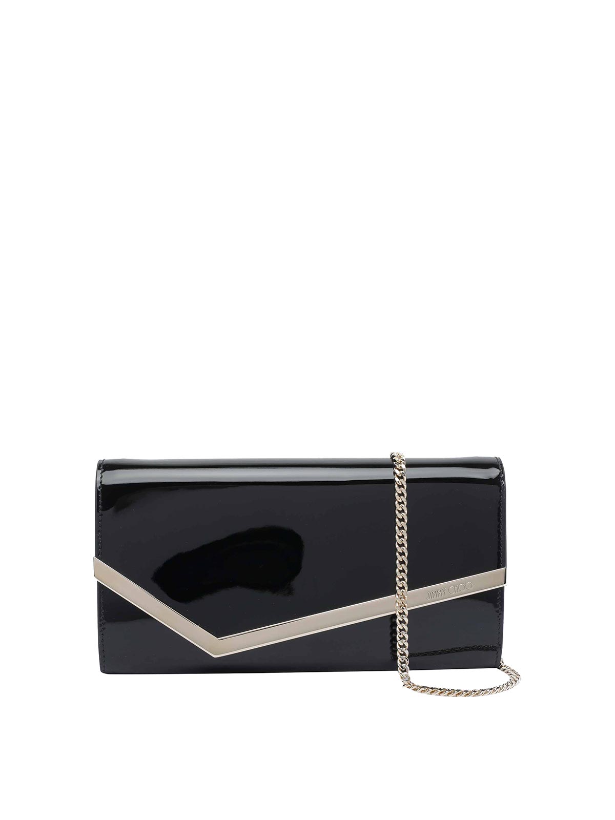 Jimmy Choo Emmie Clutches In Black