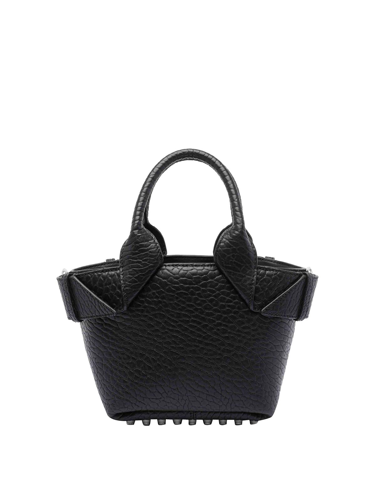 Alexander Wang Small Leather Rhett Tote In Black
