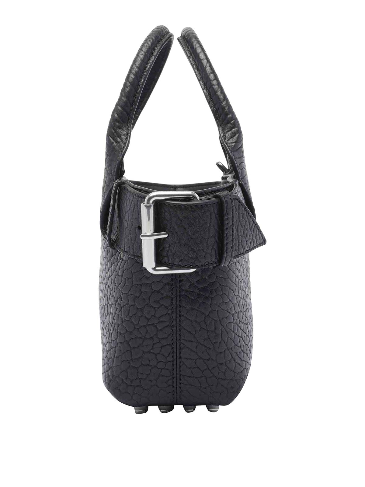 Alexander Wang Small Leather Rhett Tote In Black