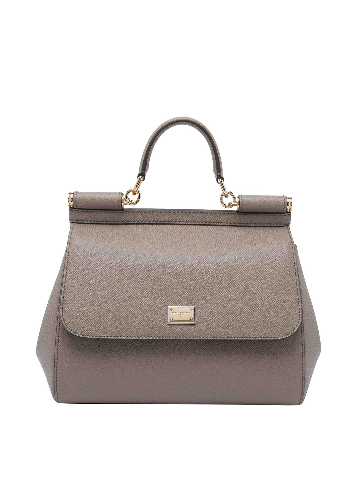 Dolce & Gabbana Big Sicily Handbag In Gray
