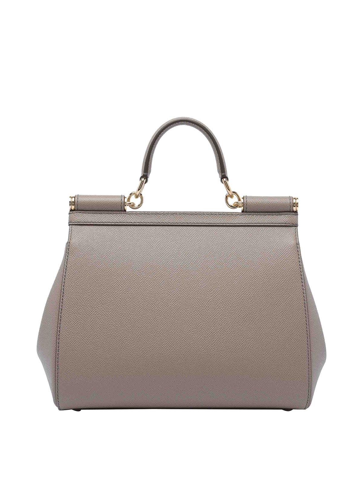 Dolce & Gabbana Big Sicily Handbag In Gray