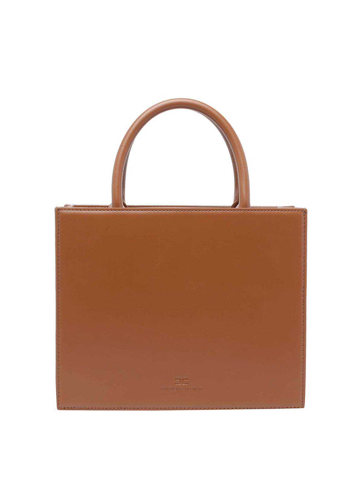 Elisabetta Franchi Brown Handbag In Brown