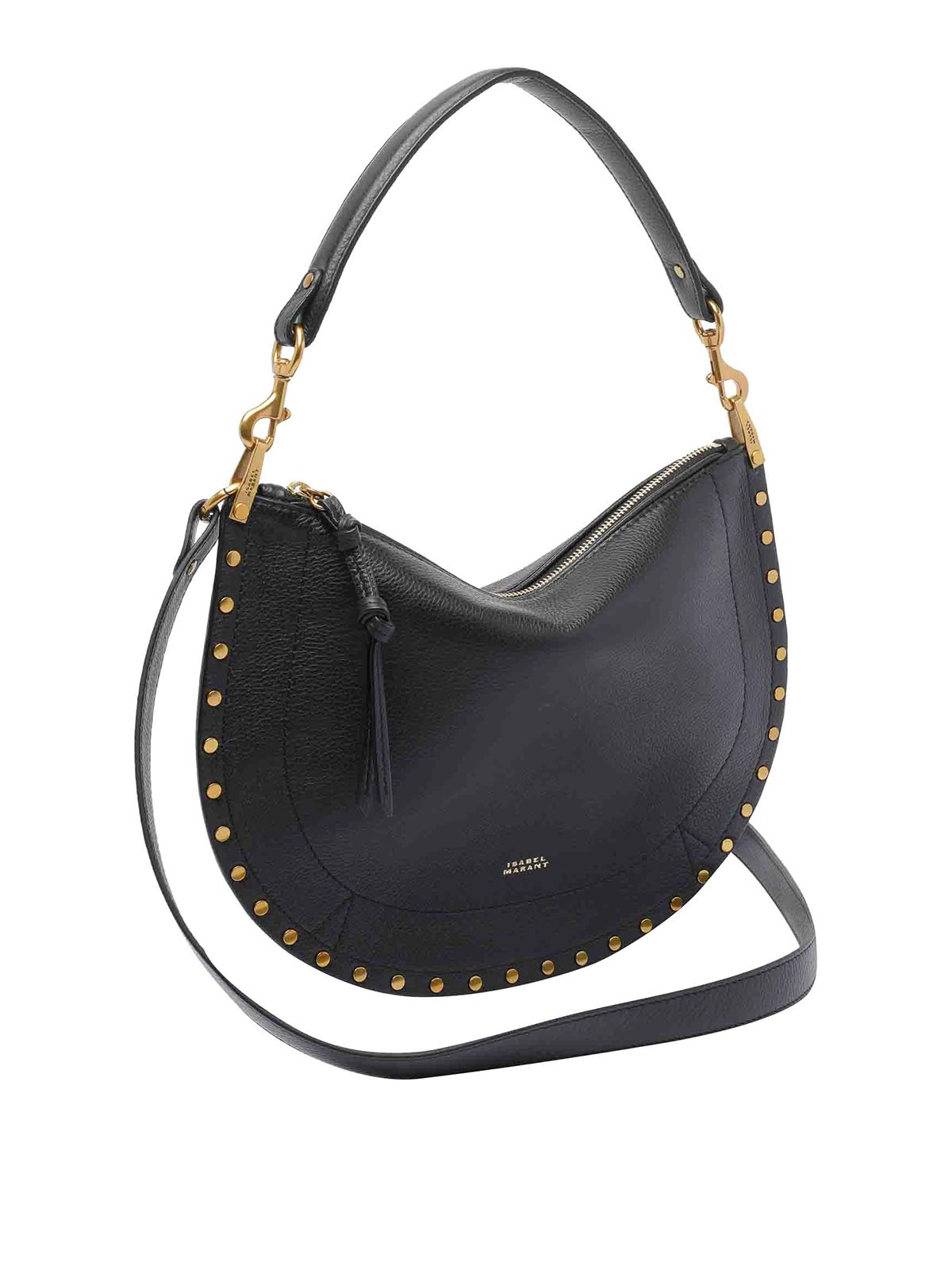 Isabel Marant Oskan Shoulder Bag In Black