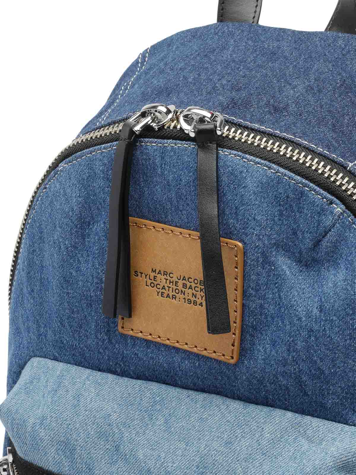 Marc Jacobs The Large Backpack In Blue