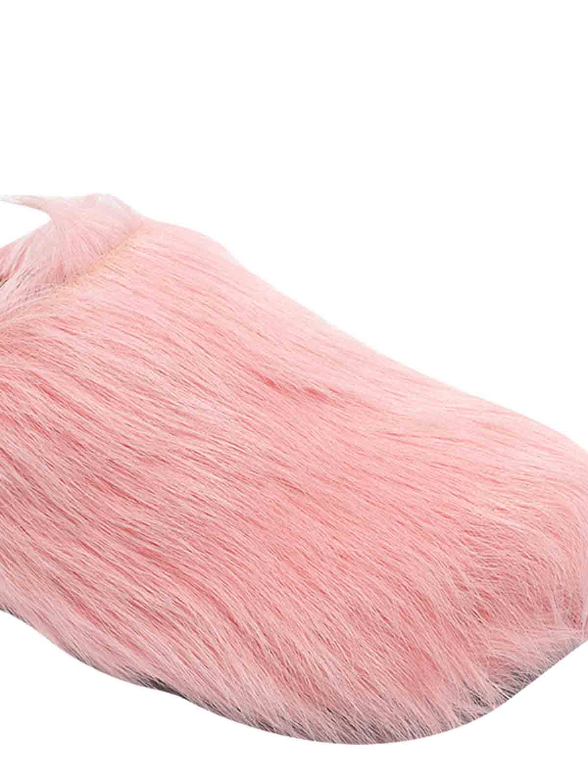 Marni Ssense Exclusive Pink Fussbett Sabot Loafers In Animal Print