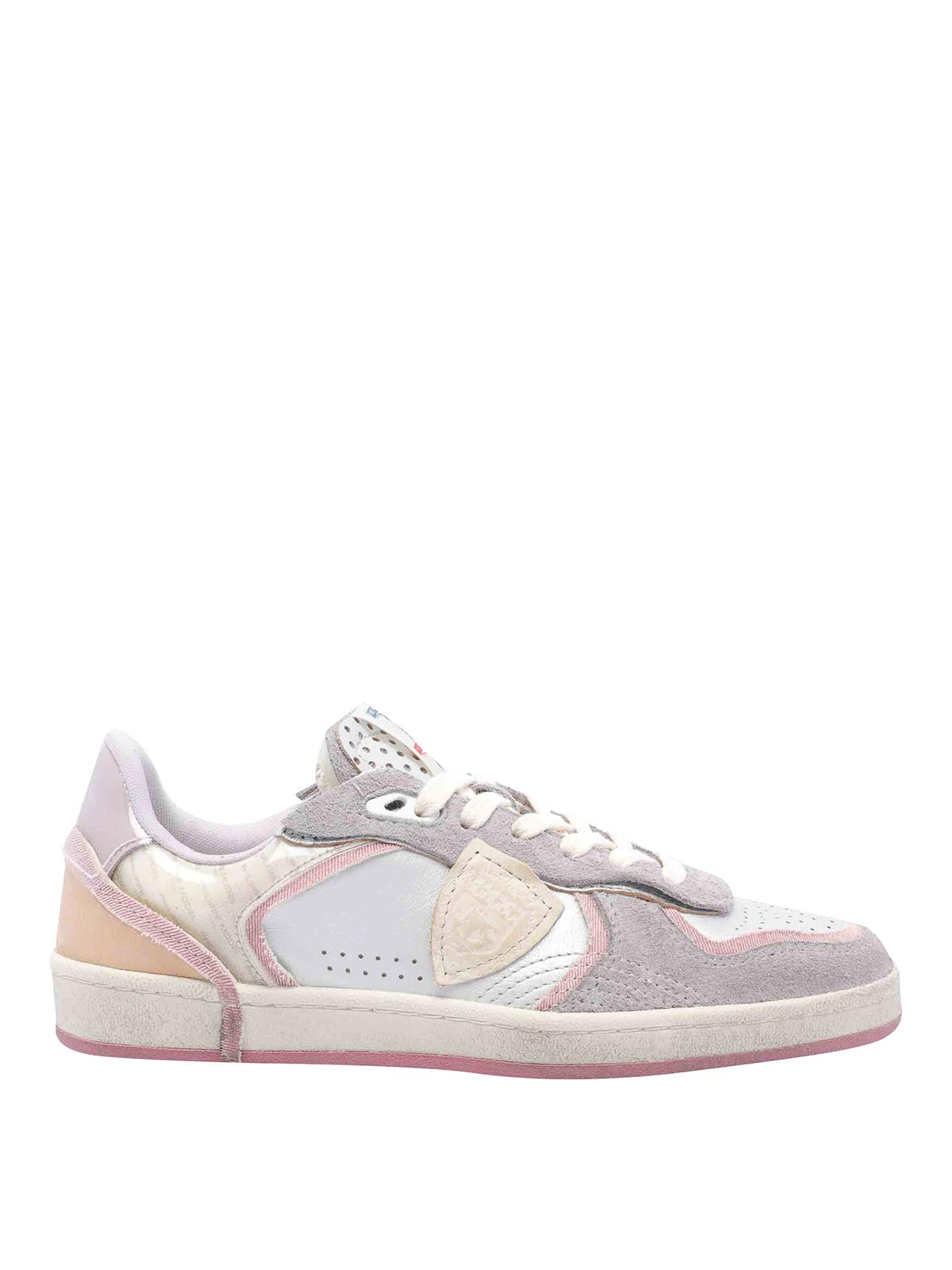 Philippe Model Pgal Low Woman Sneakers Multicolor In Gray