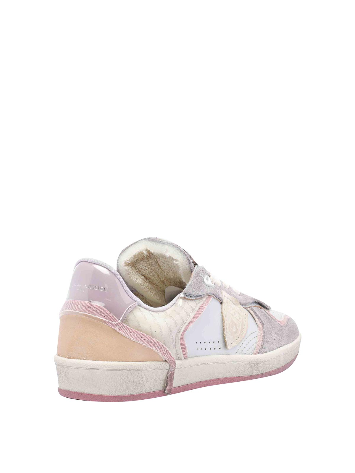 Philippe Model Pgal Low Woman Sneakers Multicolor In Gray