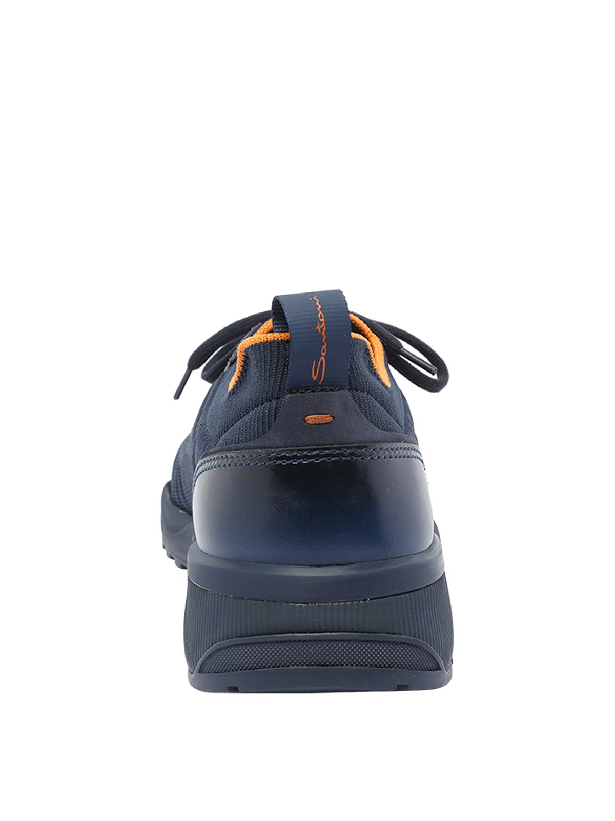 Santoni Blue Groove Sneakers In Blue