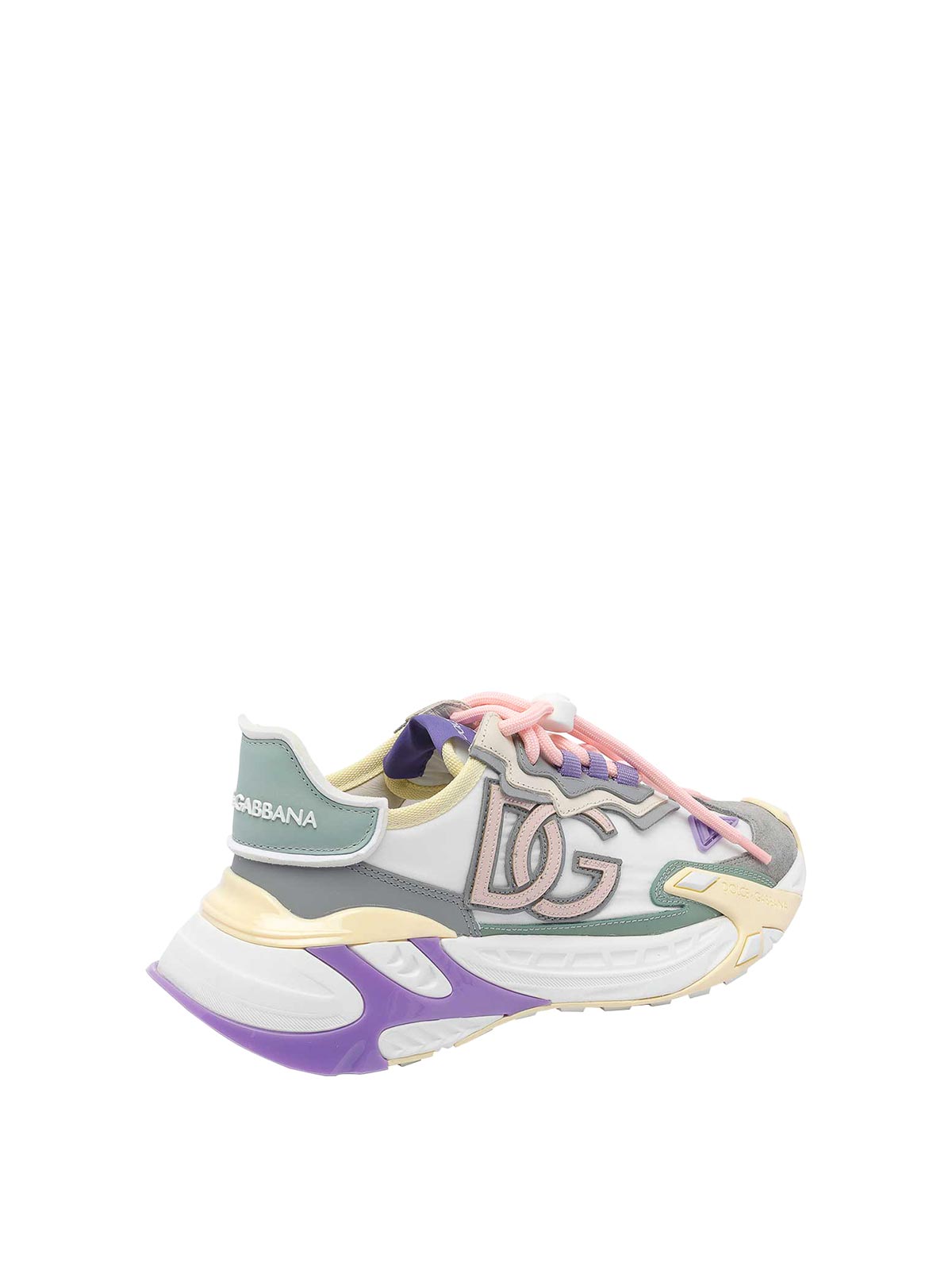 Dolce & Gabbana Logo-patch Chunky Sneakers In Multi