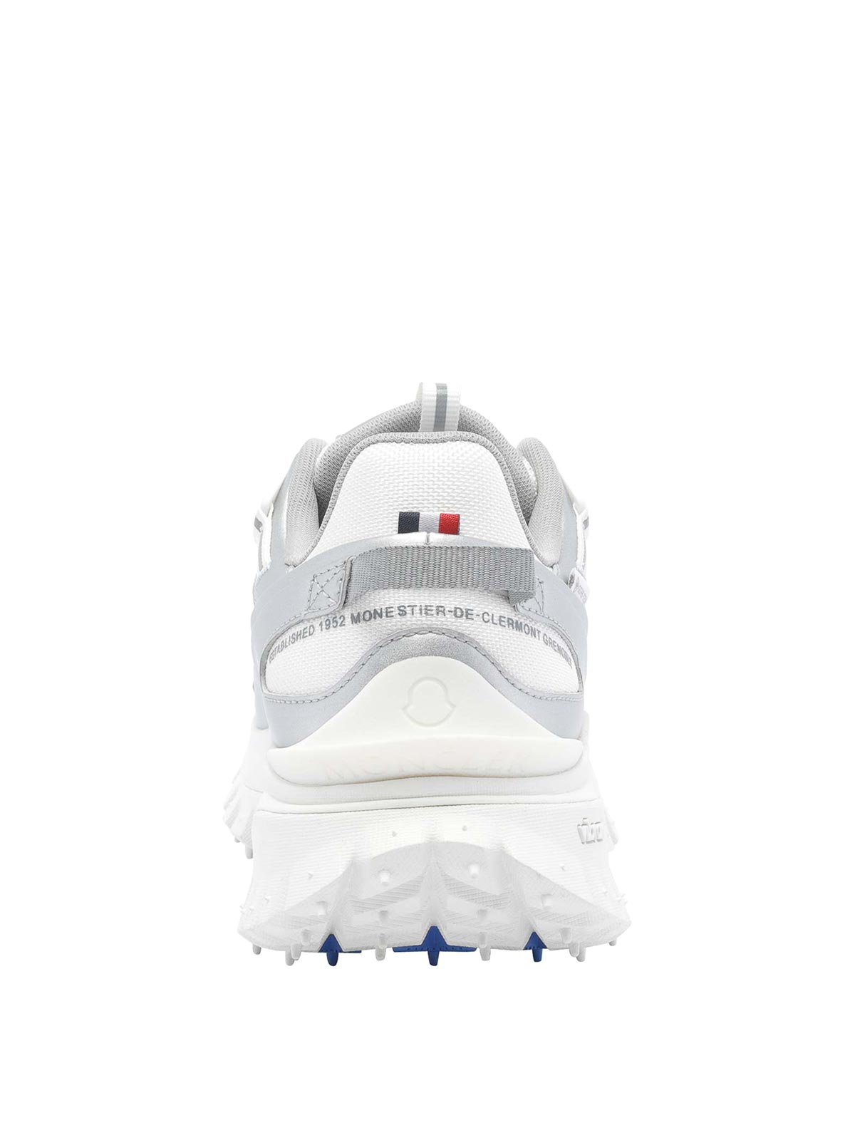 Moncler Two-tone Fabric And Leather Trailgrip Sneakers In White