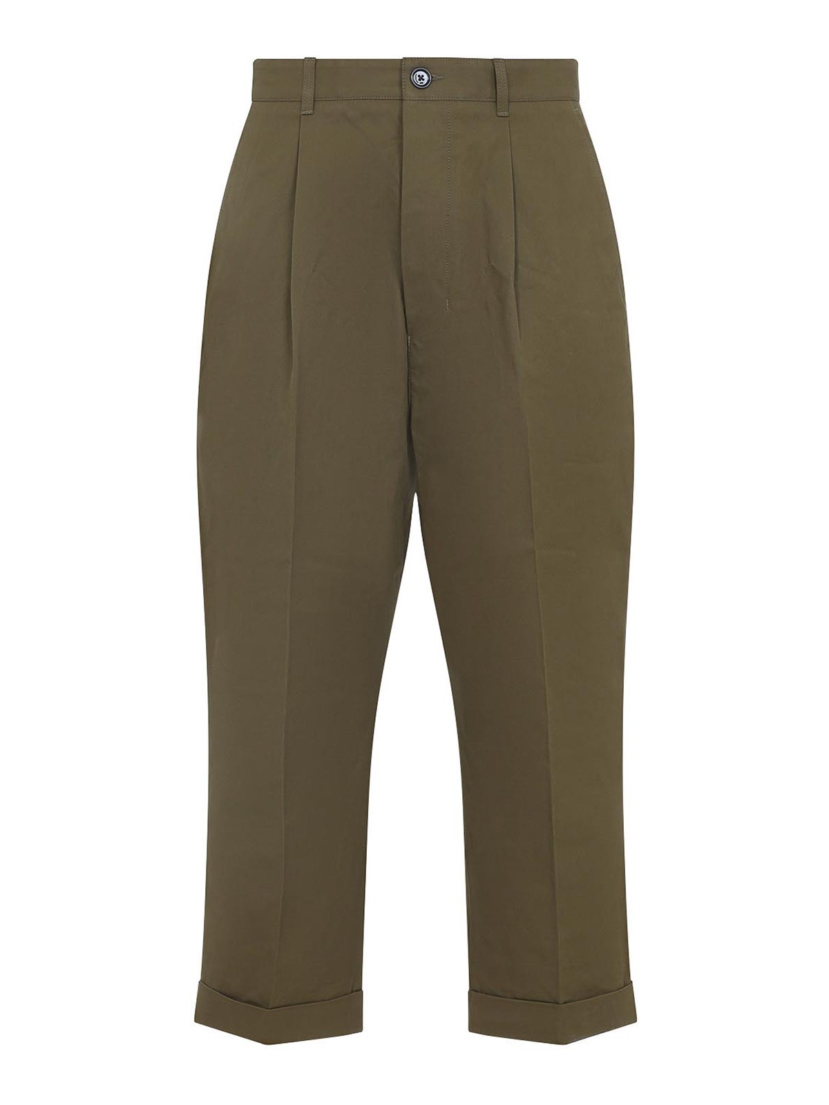 Ami Alexandre Mattiussi Carrot Oversized Pants In Green