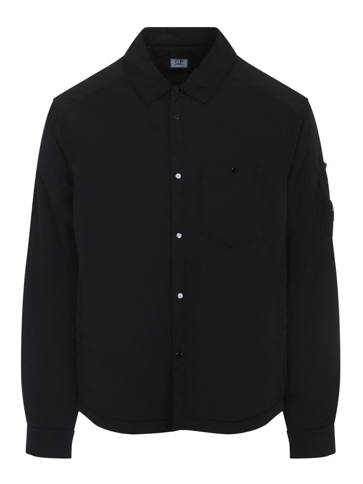 C.p. Company Lightweight Polyamide Jacket With Tailored Fit In Black