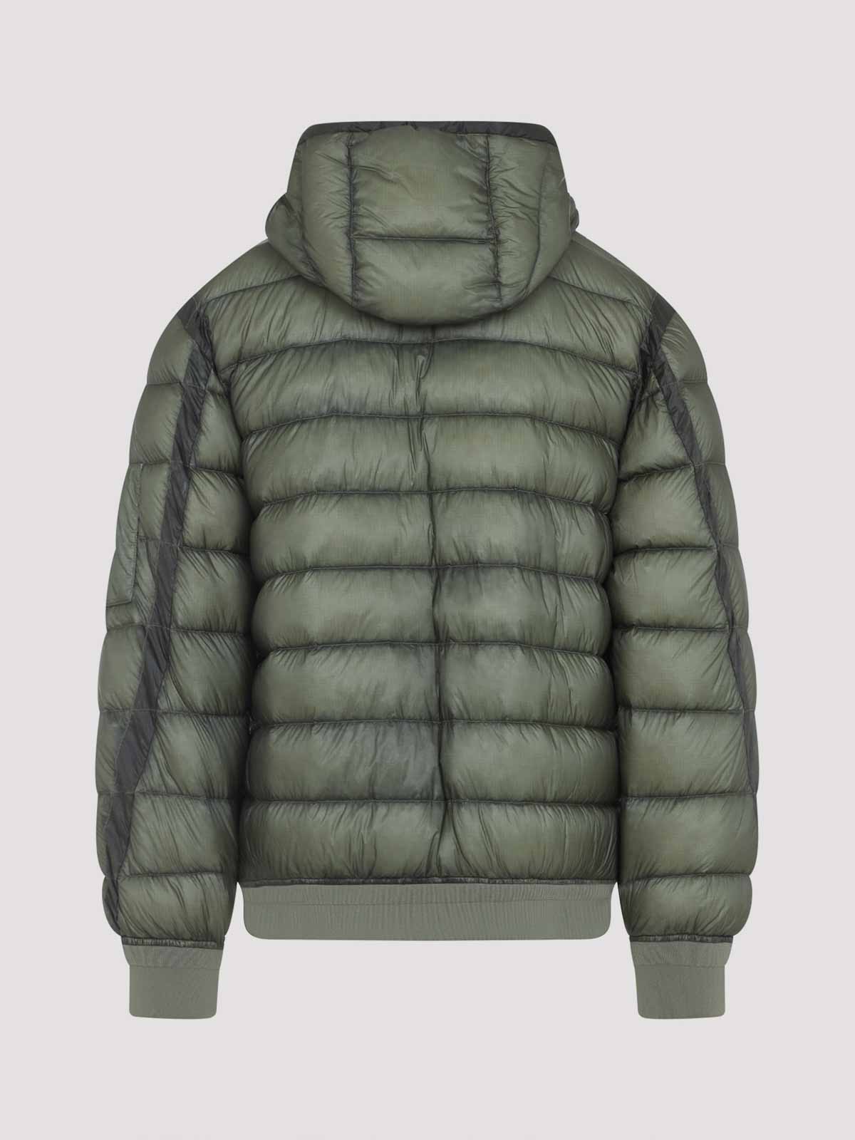 C.p. Company C.p.company Hooded Jacket With Lens Detail In Green