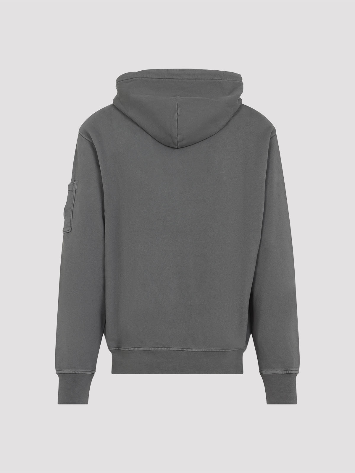 C.p. Company C.p.company Hoodie With Lens Detail In Gray