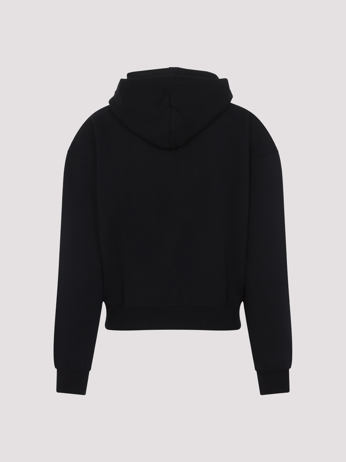 Jacquemus Le Hoodie Gros Grain Zip-up Sweatshirt In Black