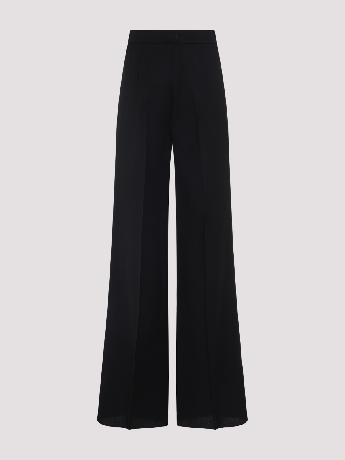 Max Mara Fernet Straight Pants In Black