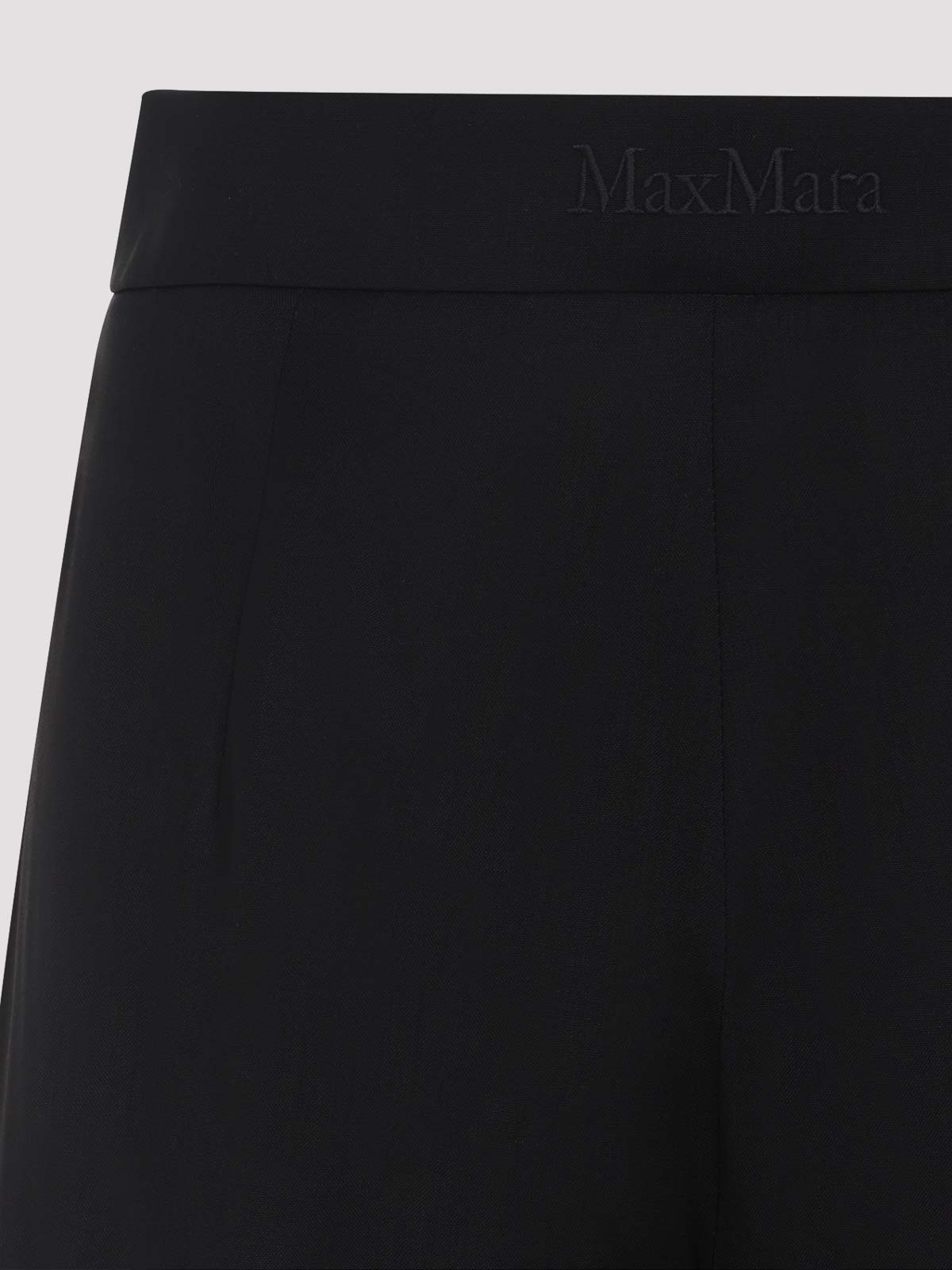 Max Mara Fernet Straight Pants In Black