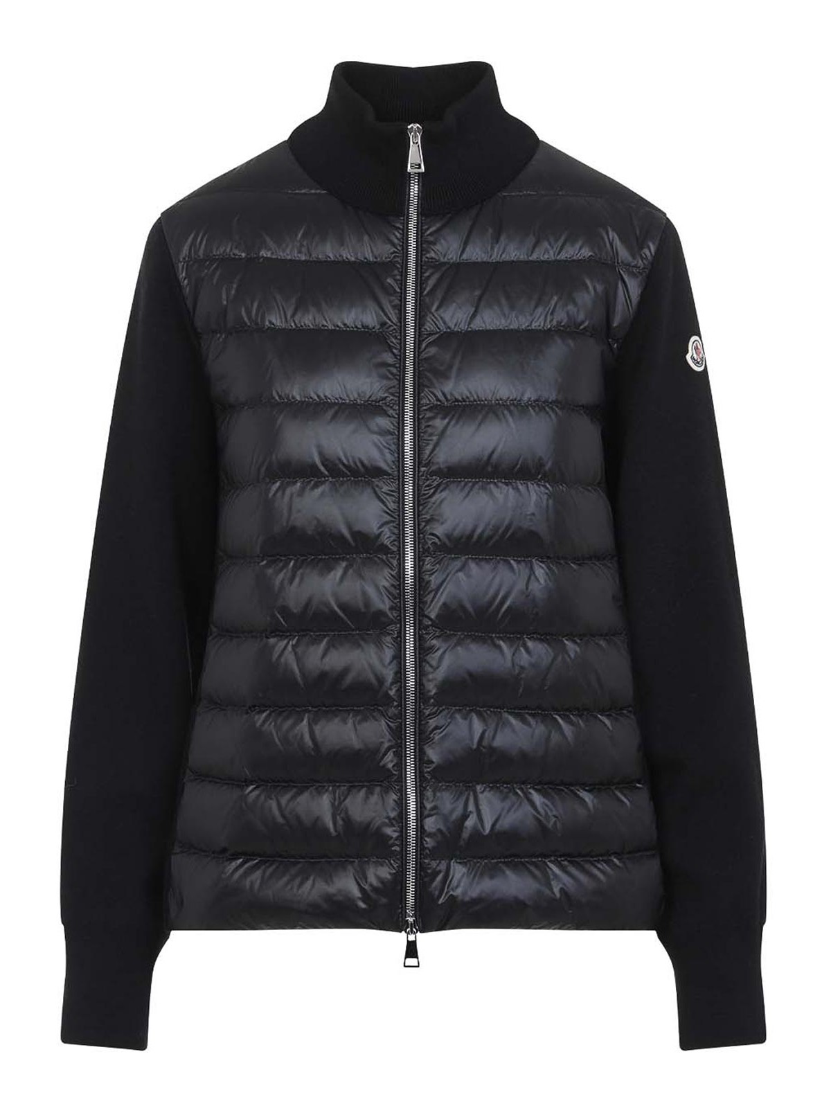 Moncler Tricot Cardigan In Black
