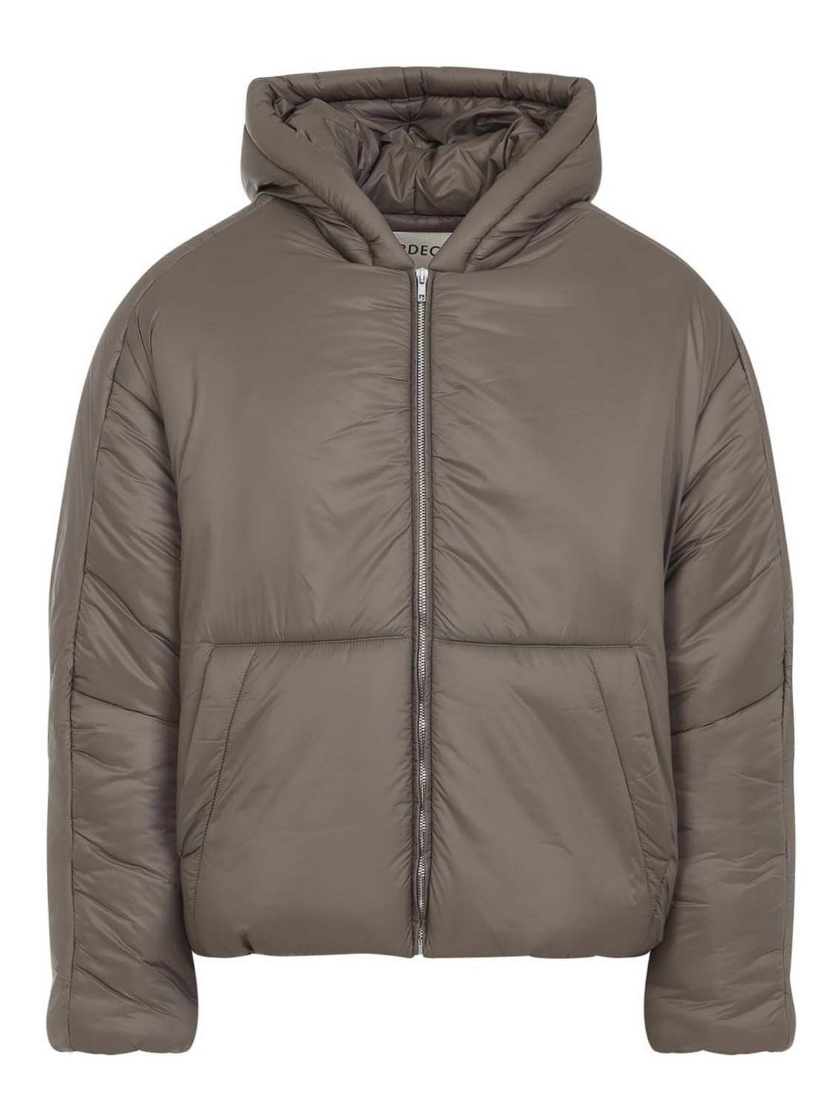 Mordecai Padded Casual Jacket With Modern Fit In Brown