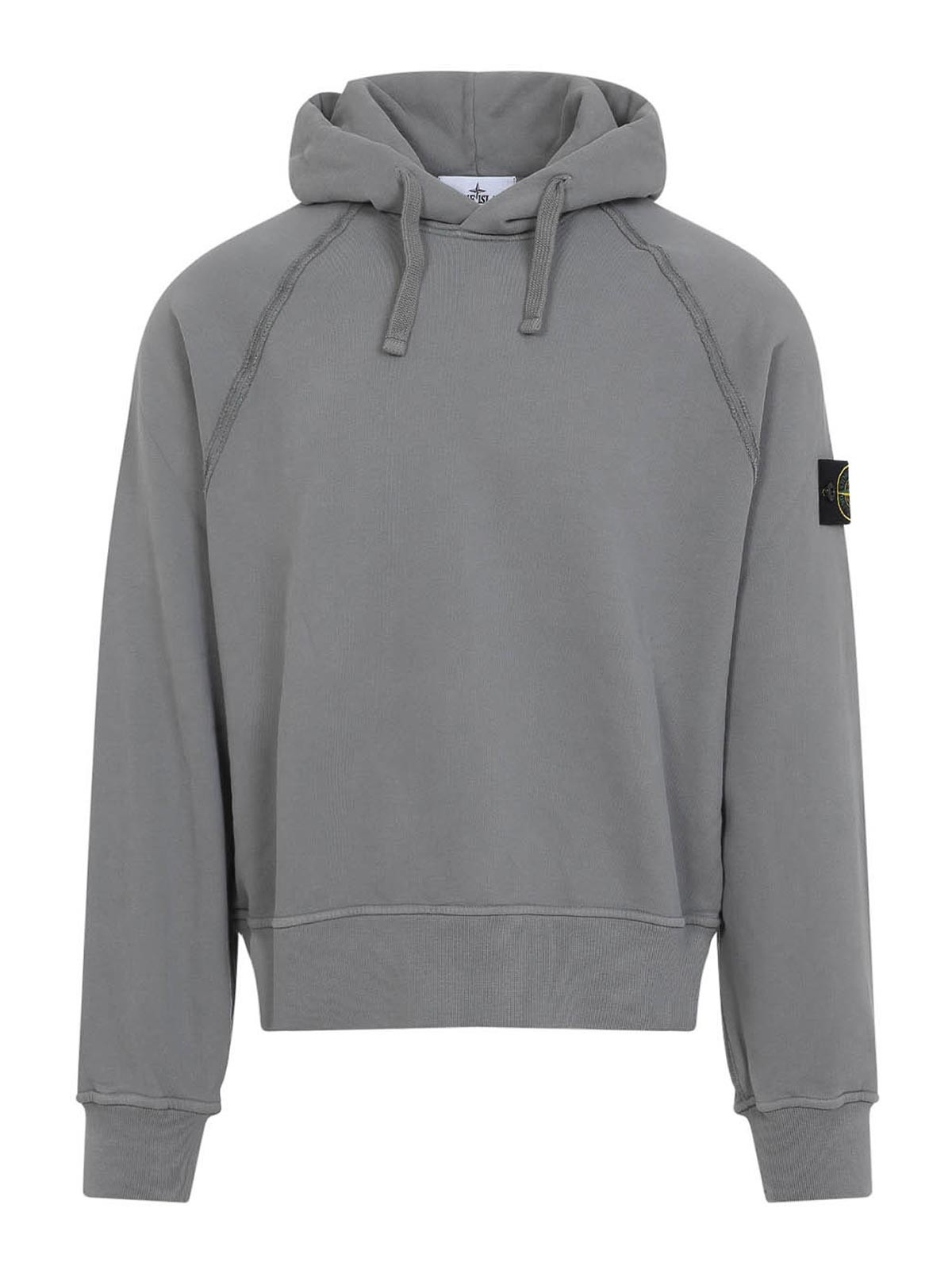 Stone Island Cotton Sweatshirt In Brown