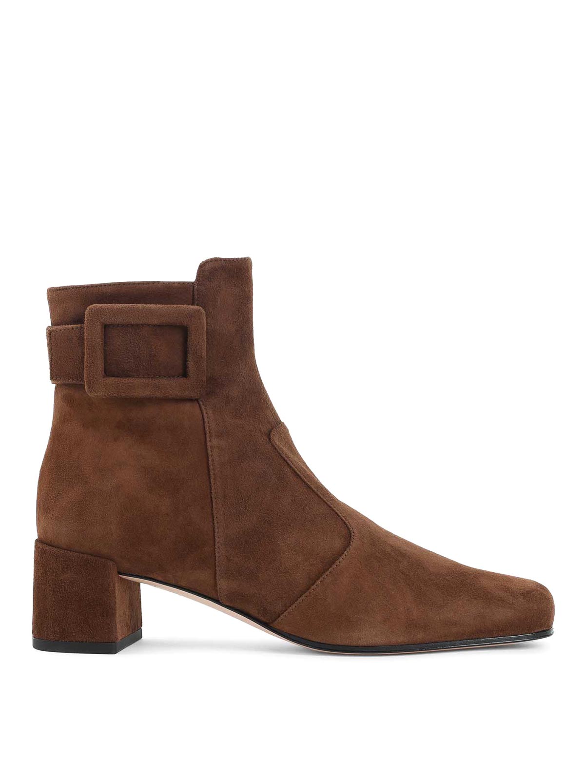Roger Vivier Tres Vivier Polly 45 Boots In Brown