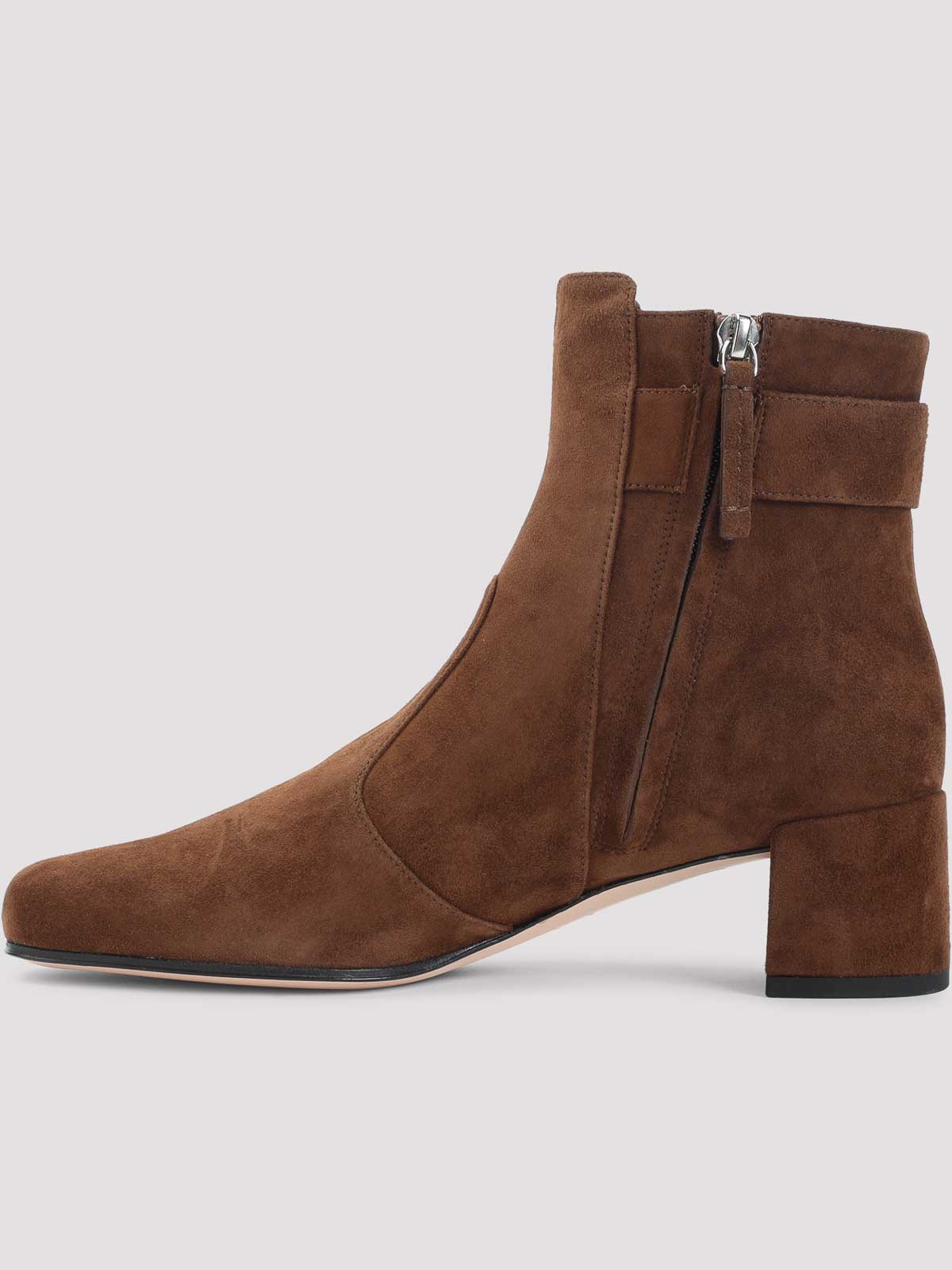 Roger Vivier Tres Vivier Polly 45 Boots In Brown