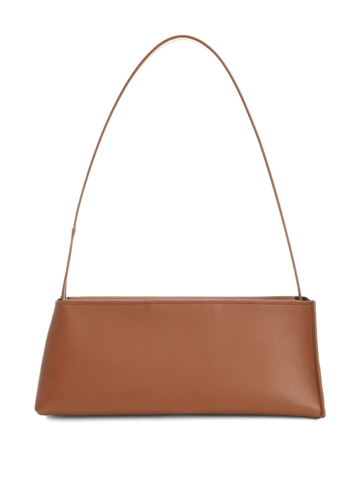 Marni Leather Logo Bag In Brown